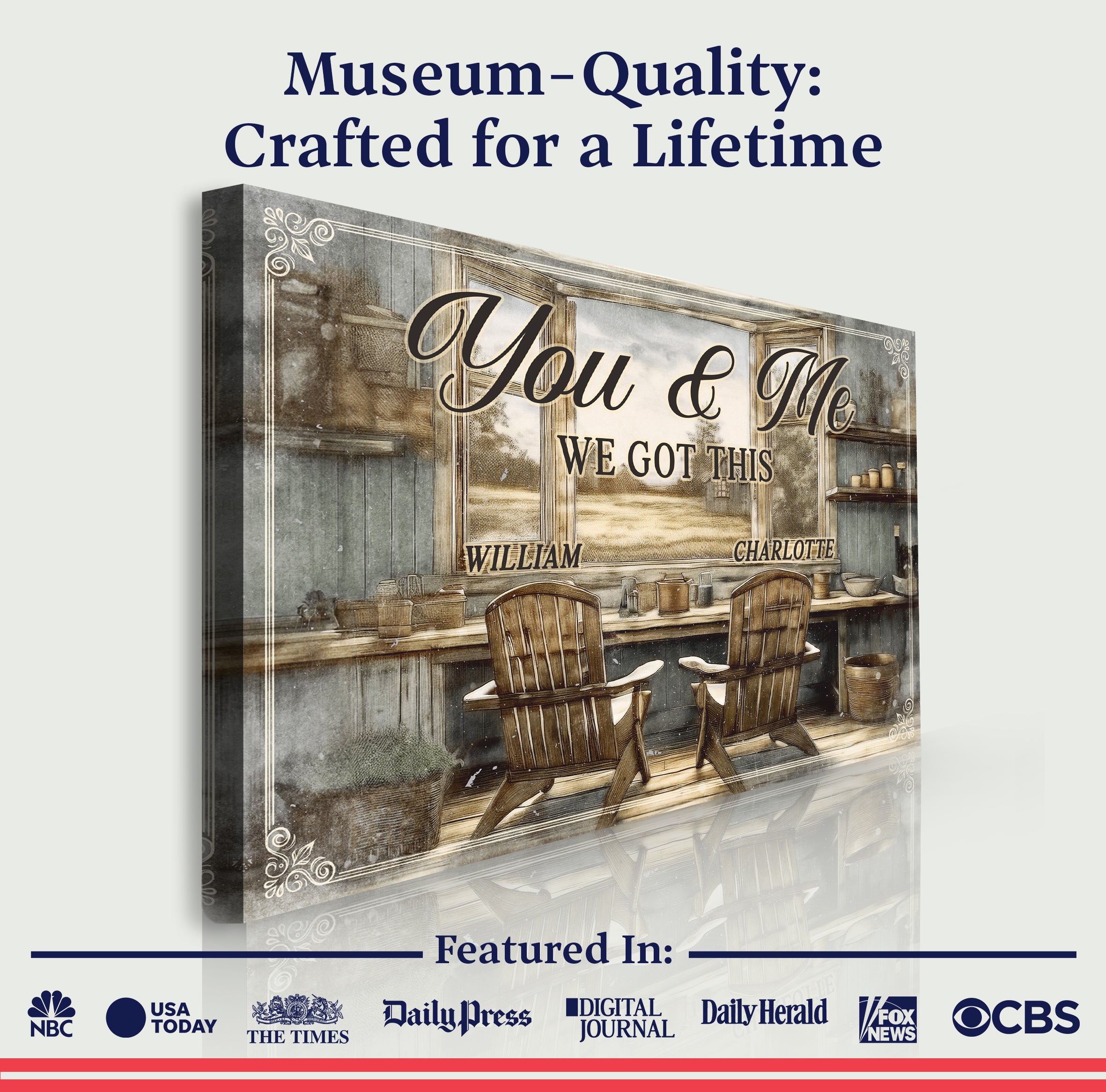 Farmhouse Themed We Got This Couple Sign on sale at MyriadMart