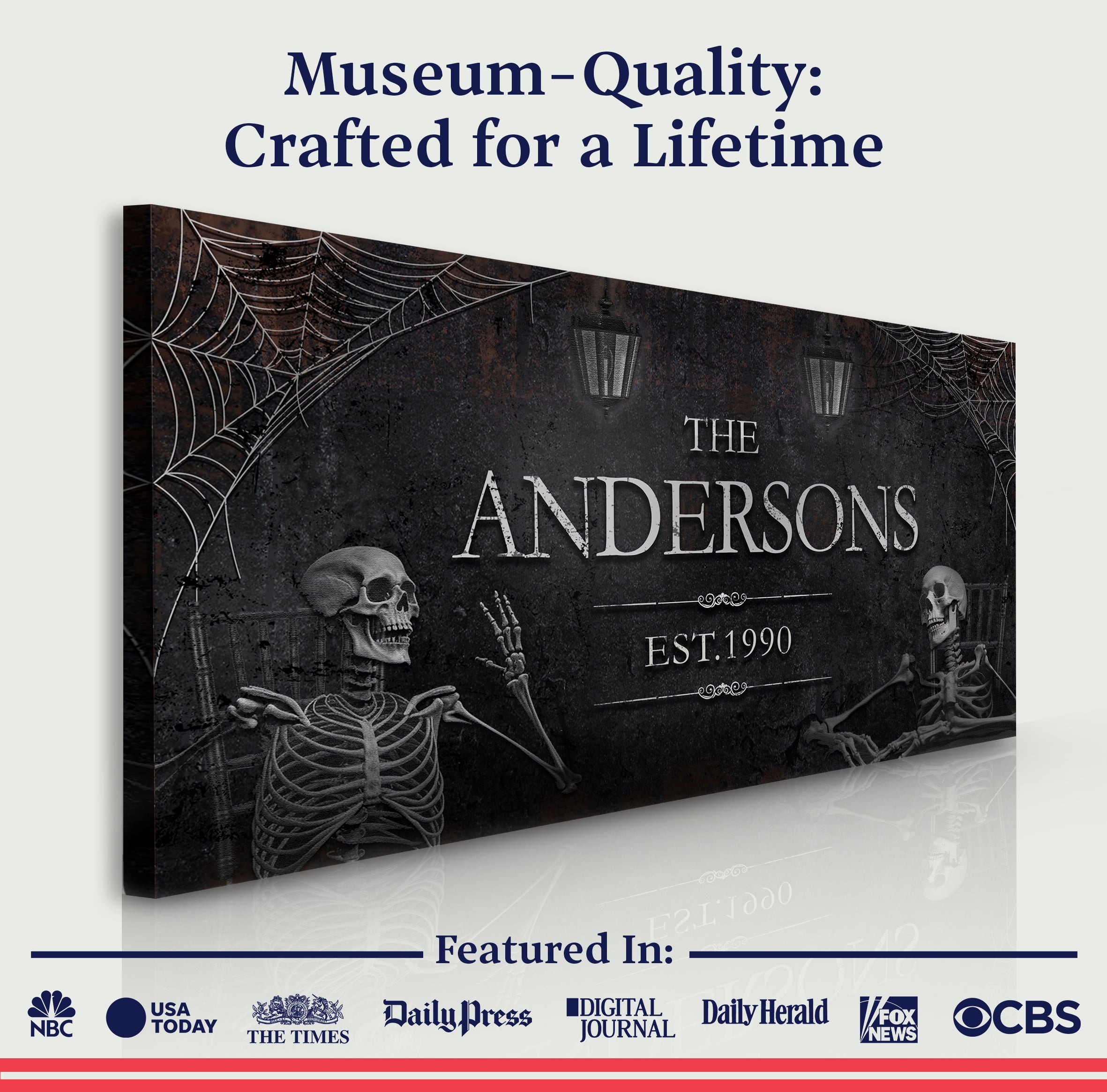 Personalized Gothic Sign VI on sale at MyriadMart