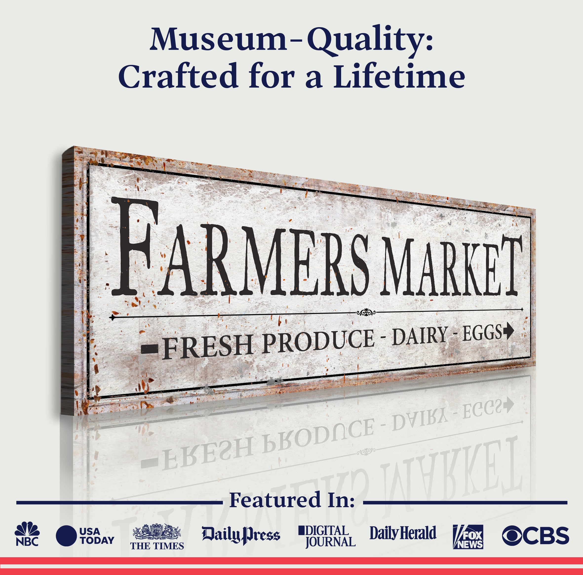 Farmers Market Sign III on sale at MyriadMart
