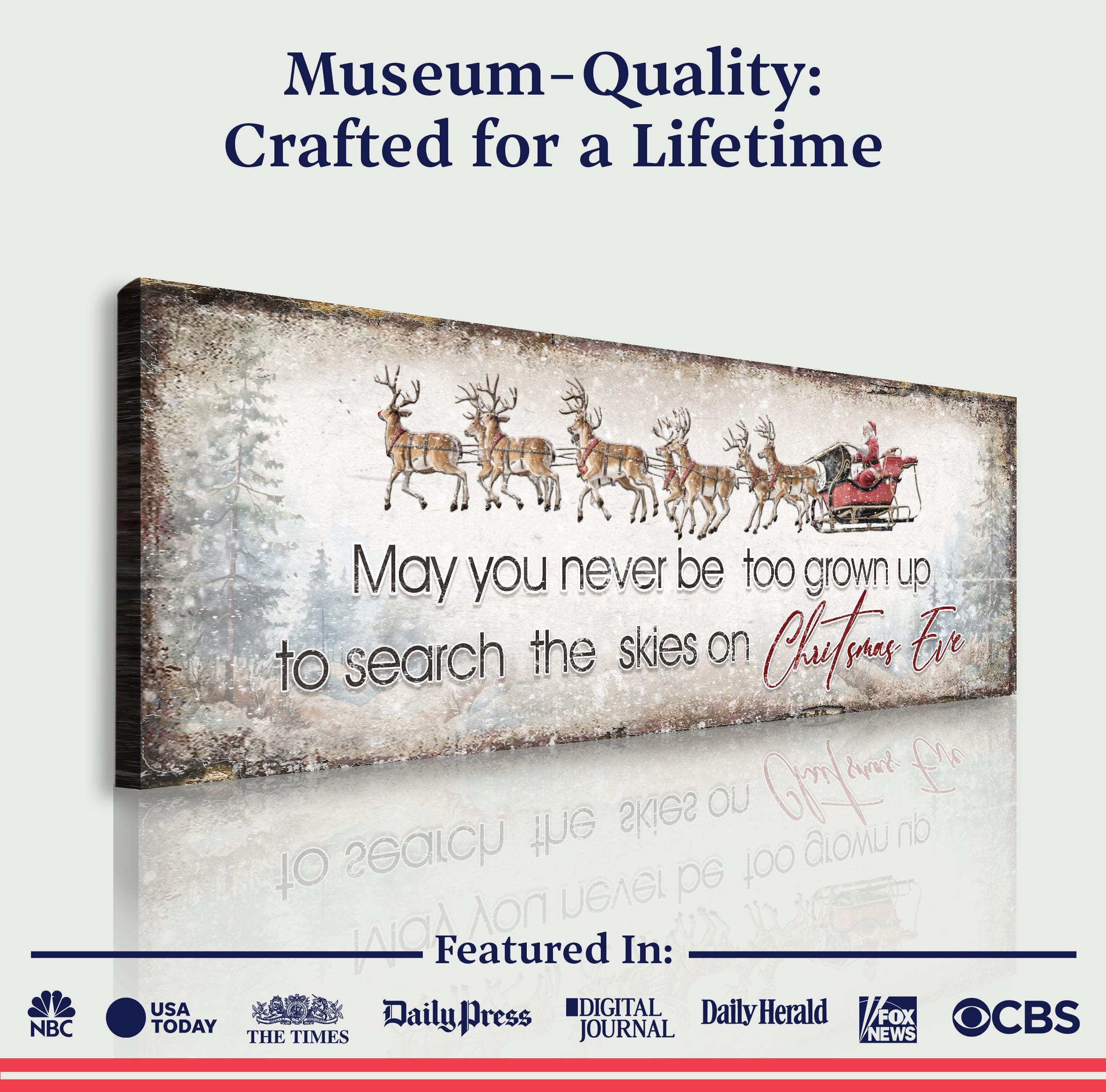 Search The Skies On Christmas Eve Sign II on sale at MyriadMart