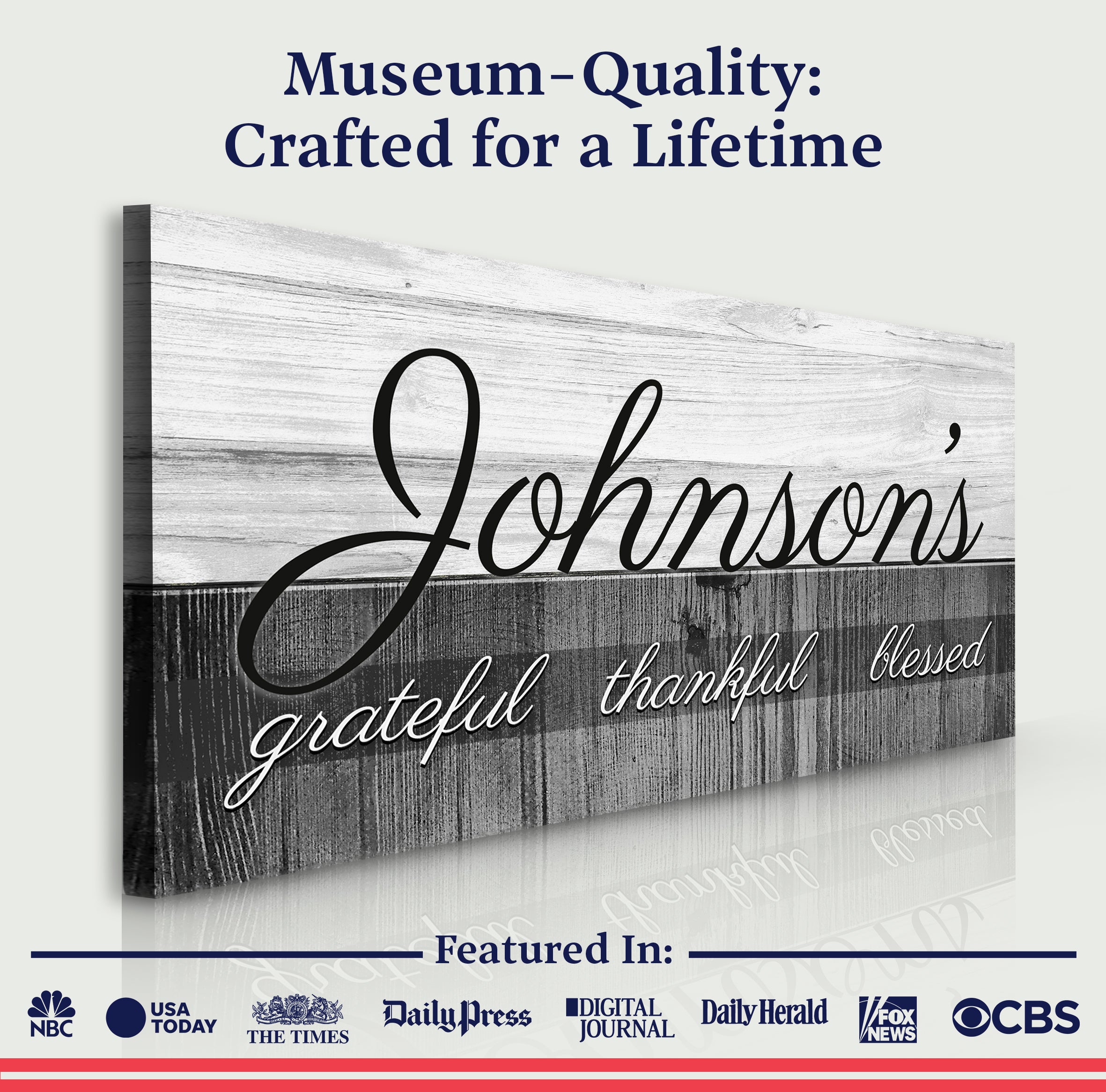 Family Grateful Sign on sale at MyriadMart