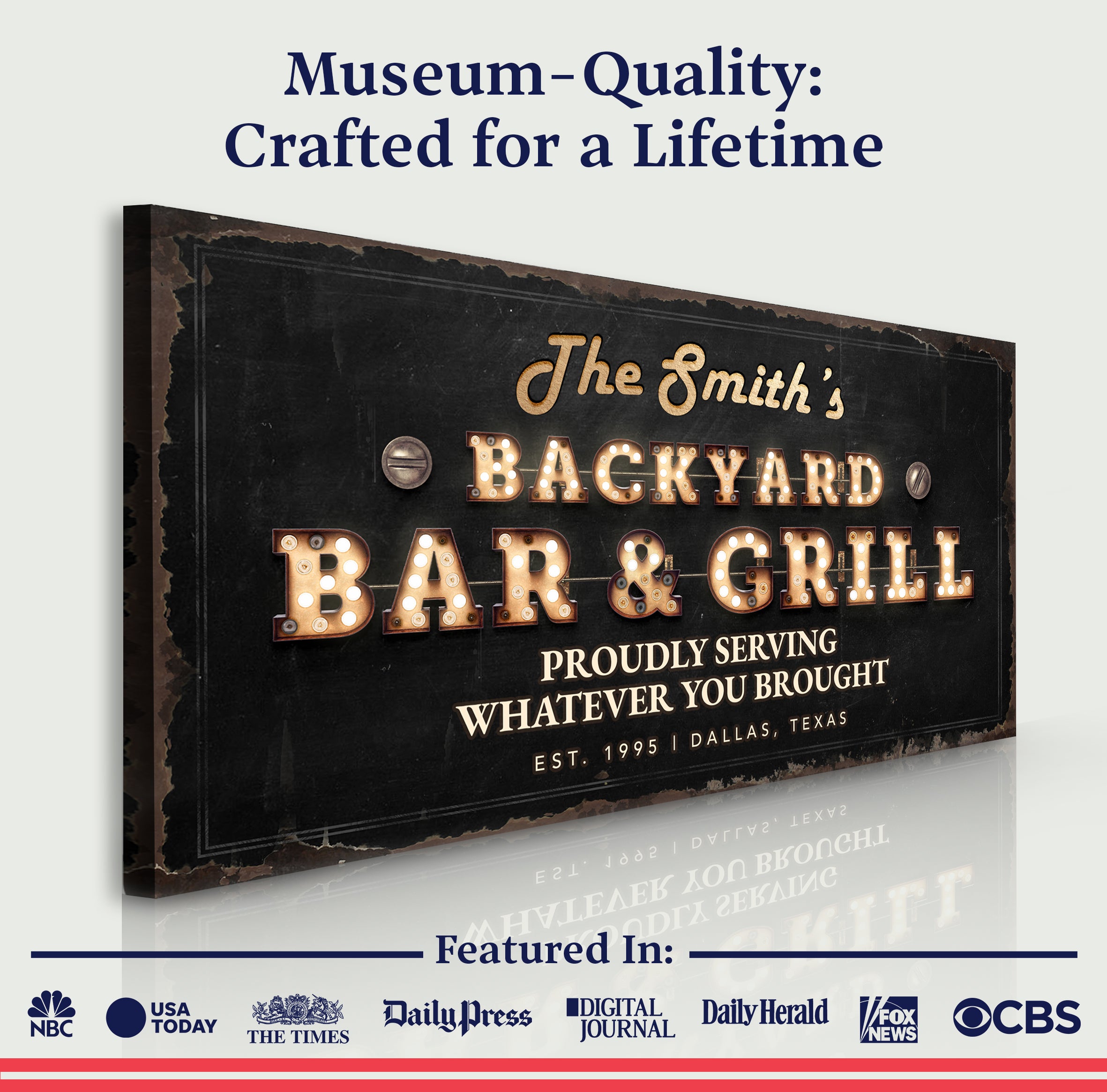 Backyard Bar & Grill Sign XVIII on sale at MyriadMart