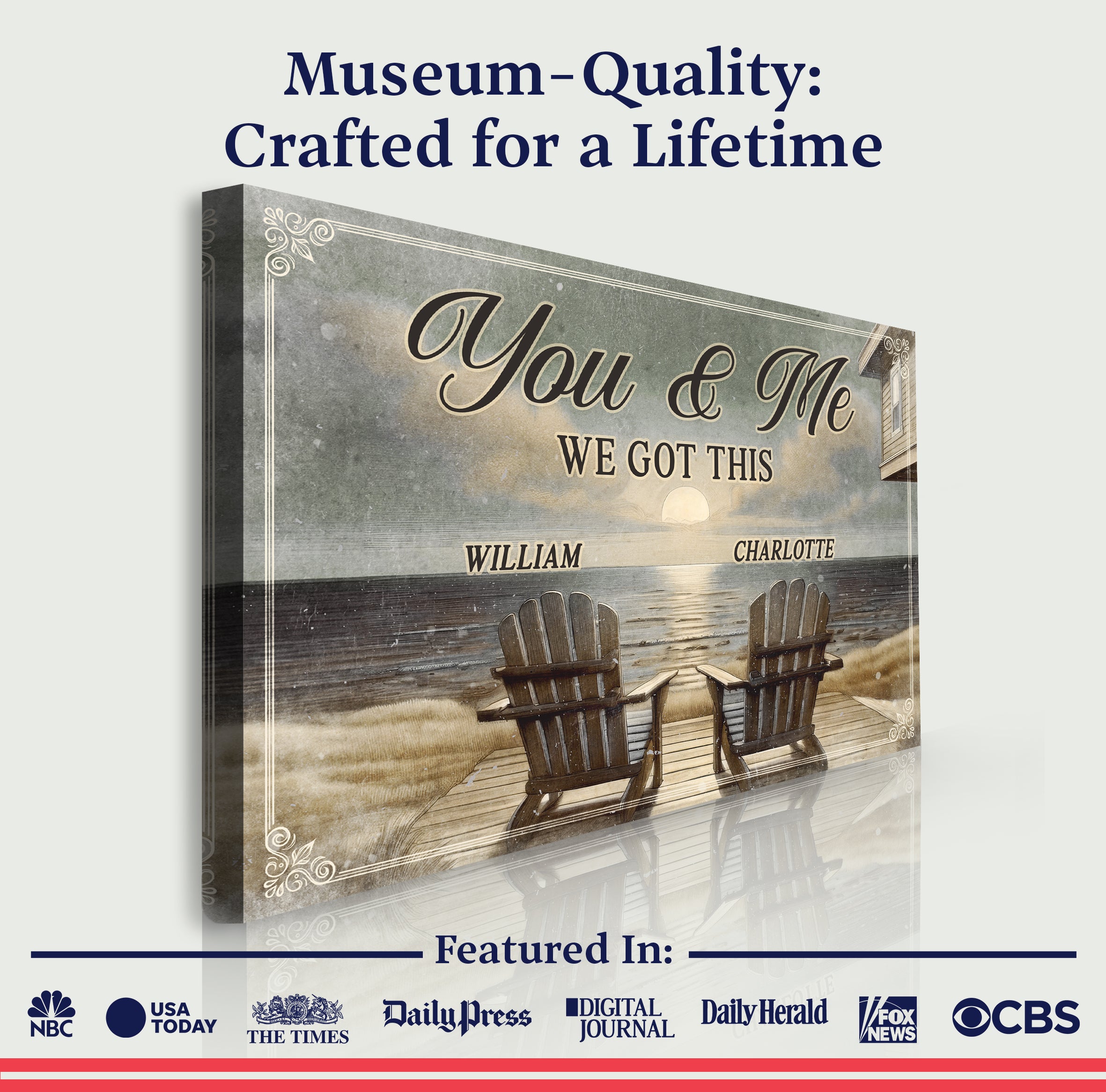 Ranch House Porch Themed We Got This Couple Sign on sale at MyriadMart