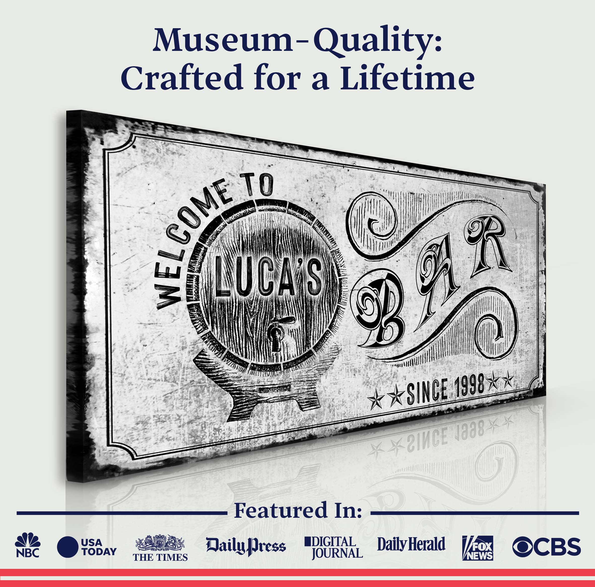 Bar Sign on sale at MyriadMart