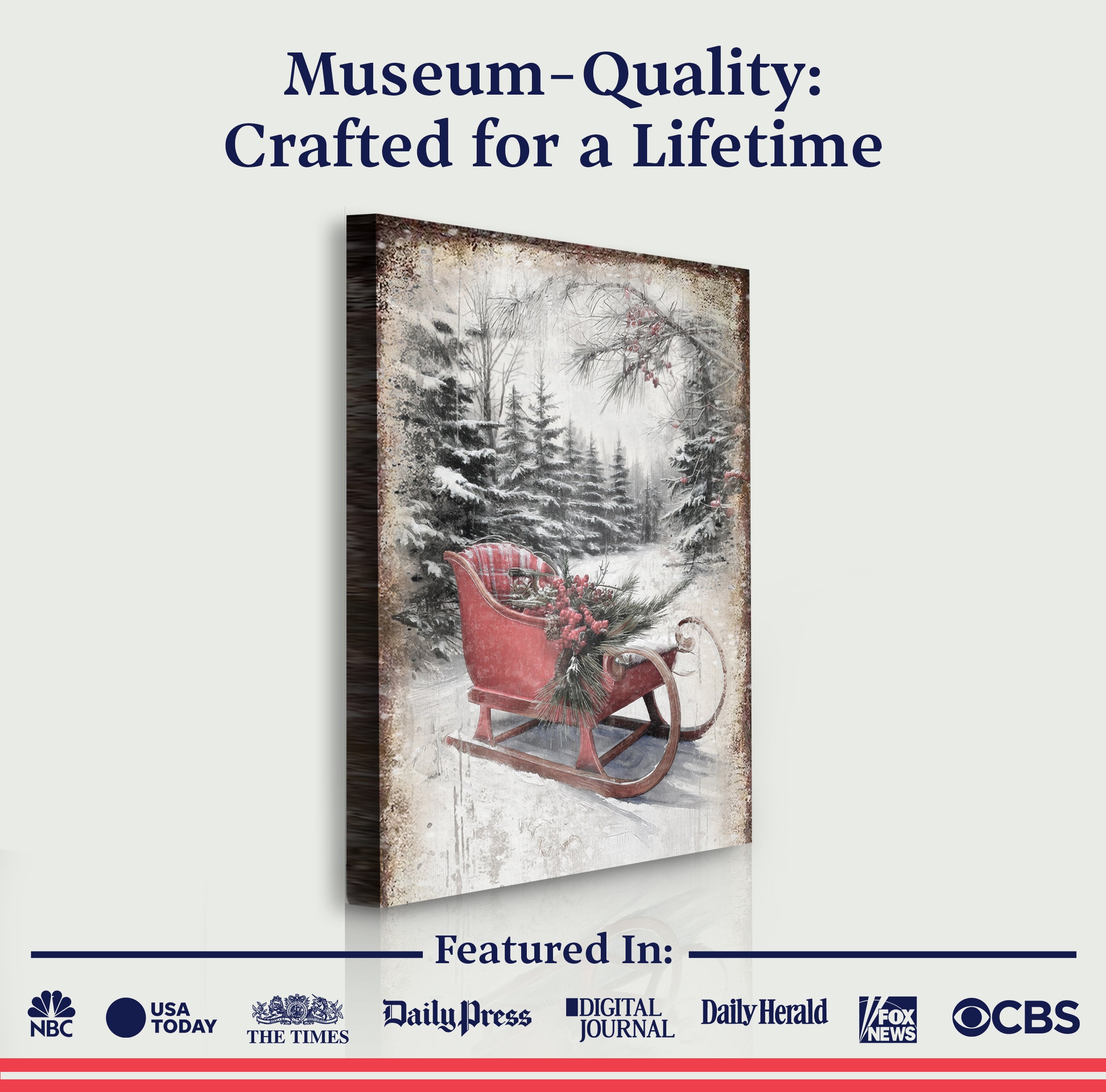 Vintage Christmas Bells Wall Art II on sale at MyriadMart