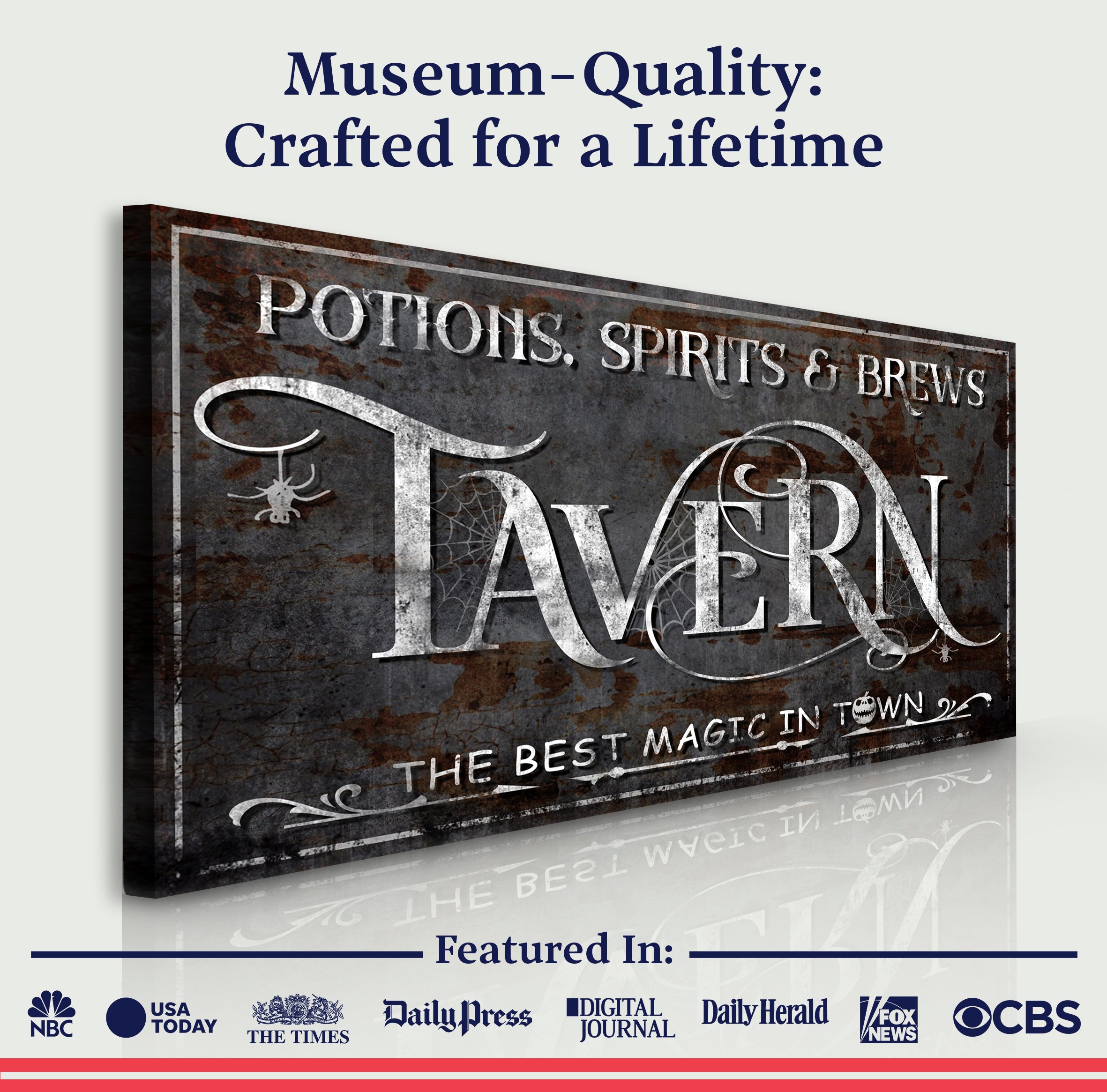 Potions, Spirits & Brews Tavern Halloween Sign III on sale at MyriadMart