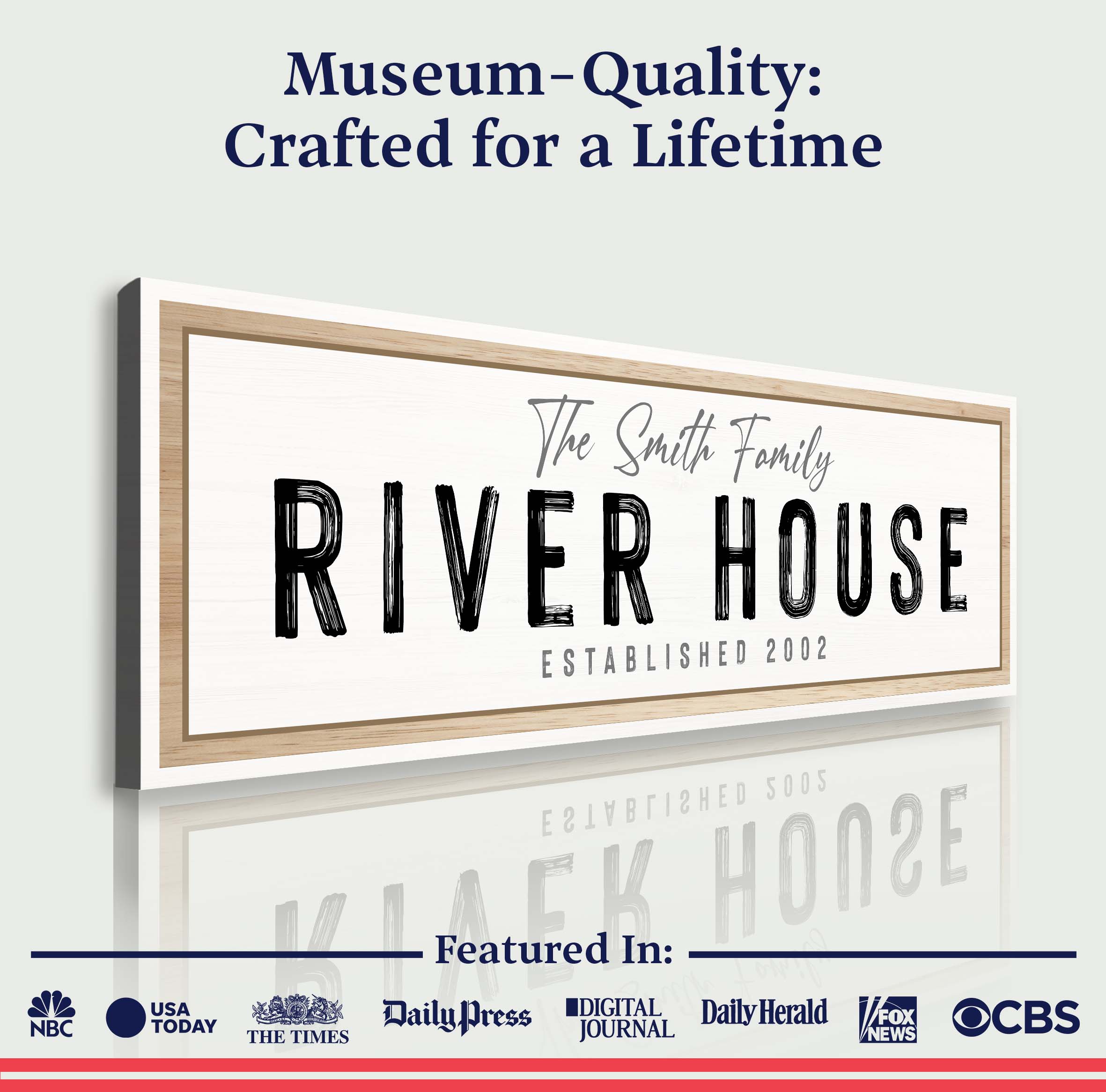 River House Sign on sale at MyriadMart