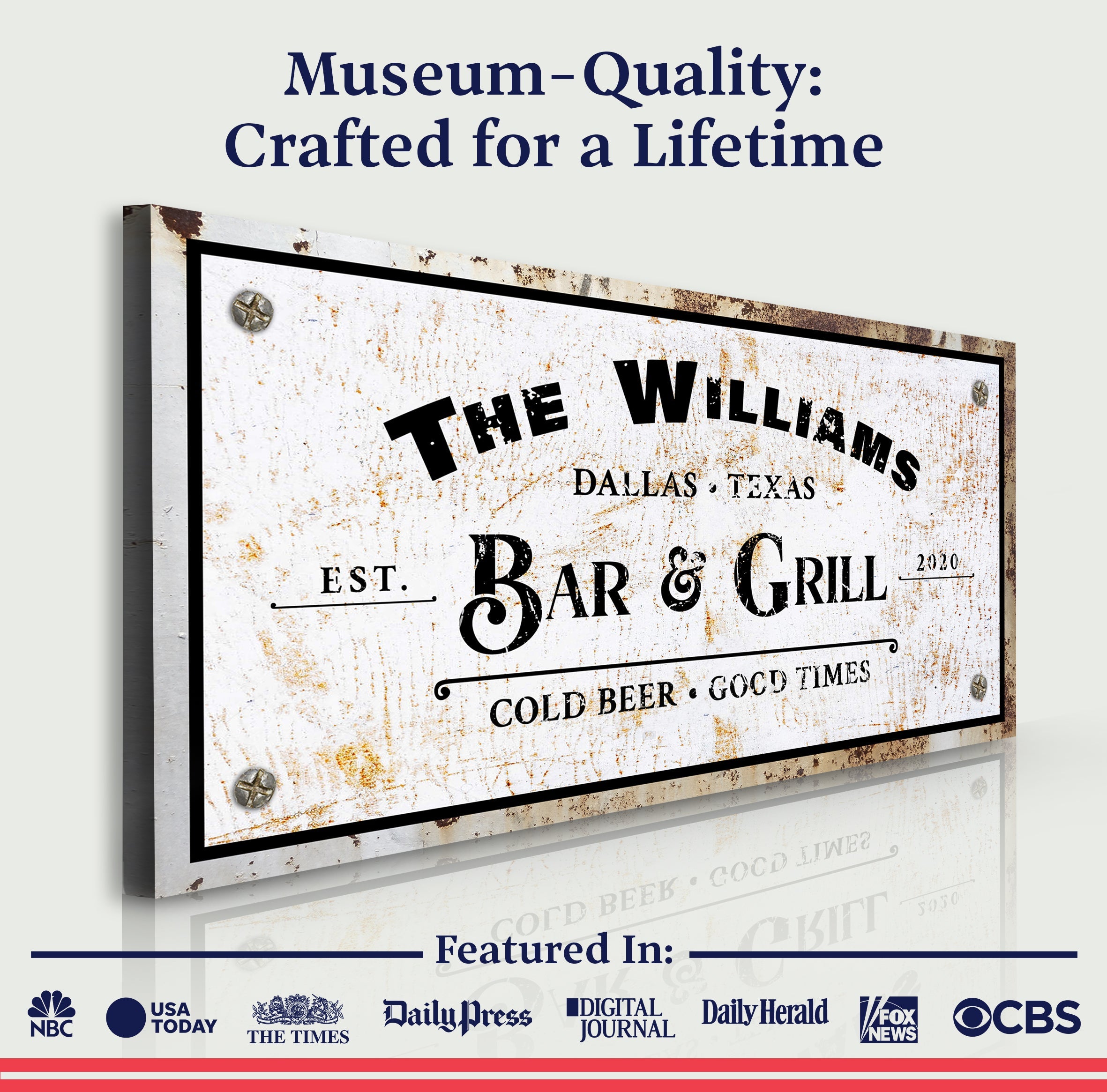 Bar and Grill Sign VIII on sale at MyriadMart