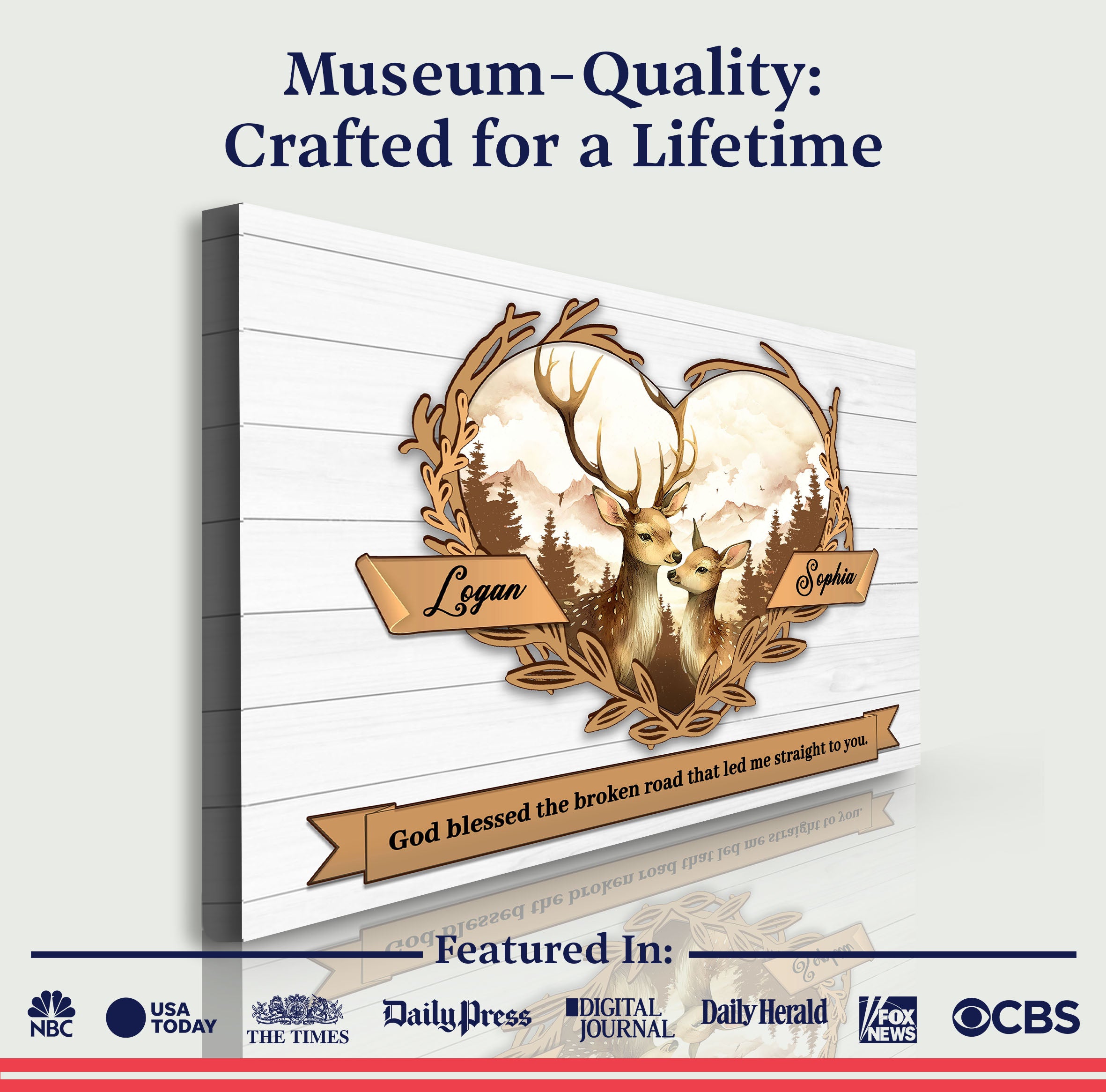 Couple Deer Sign II on sale at MyriadMart