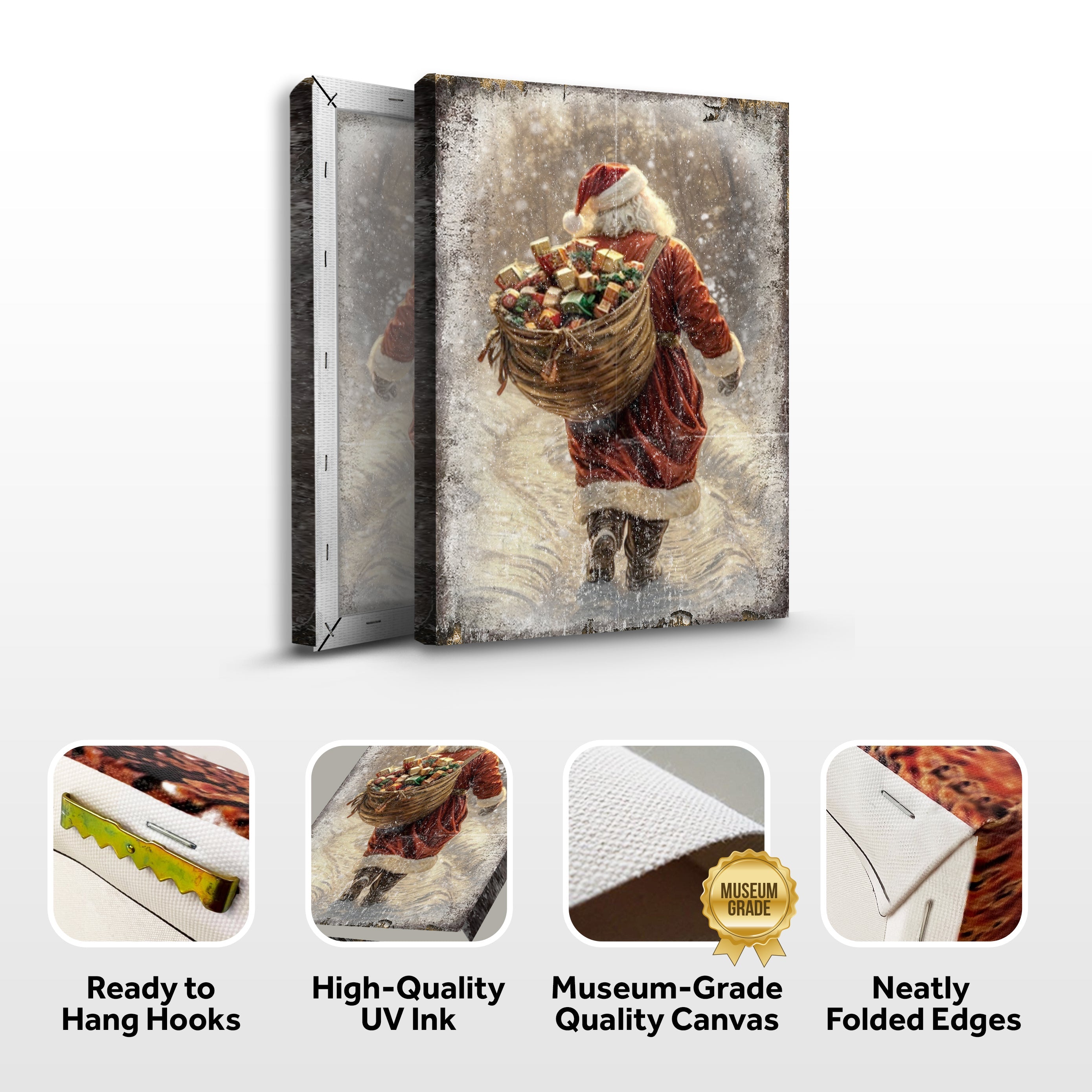 Vintage Christmas Santa Claus Wall Art II on sale at MyriadMart