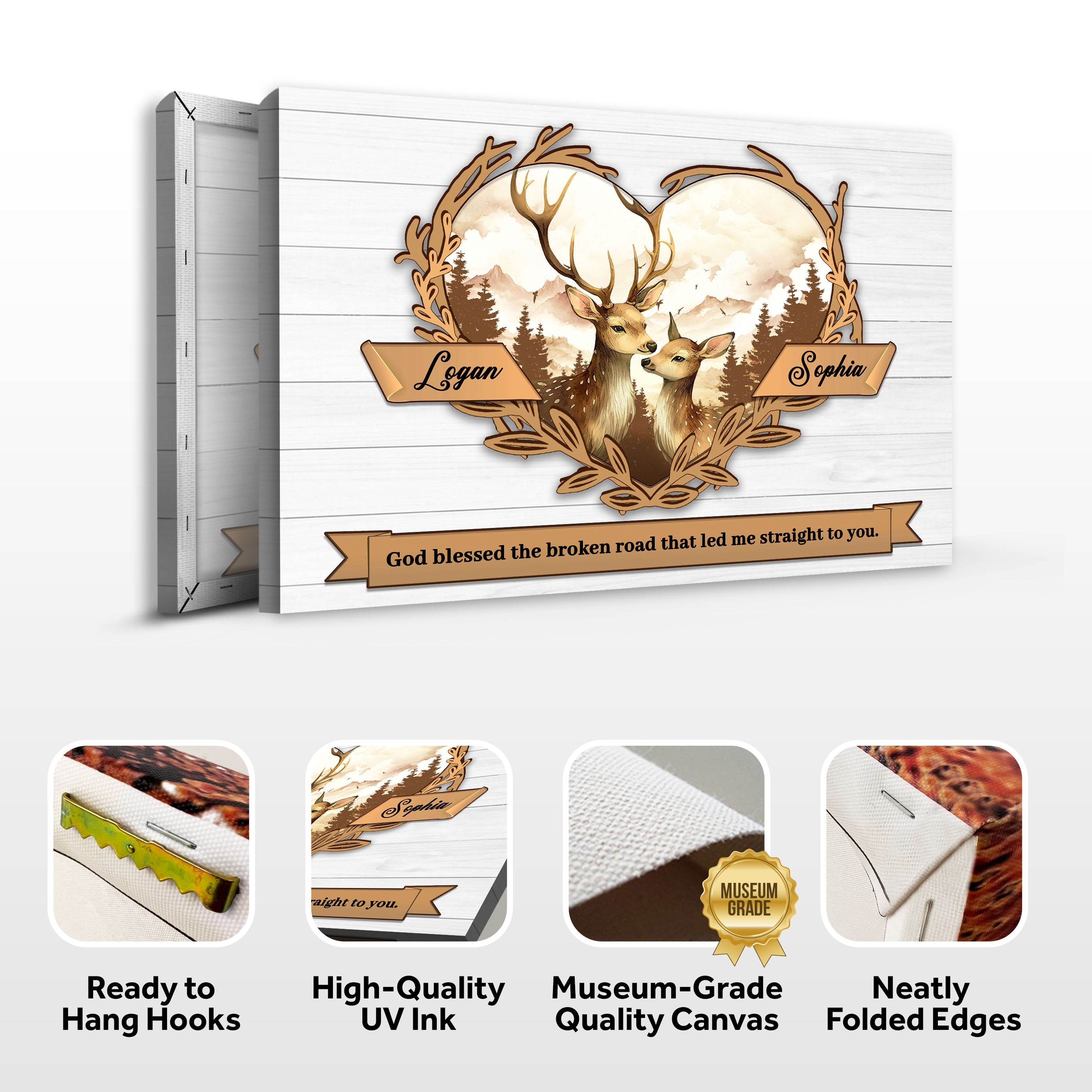 Couple Deer Sign II on sale at MyriadMart