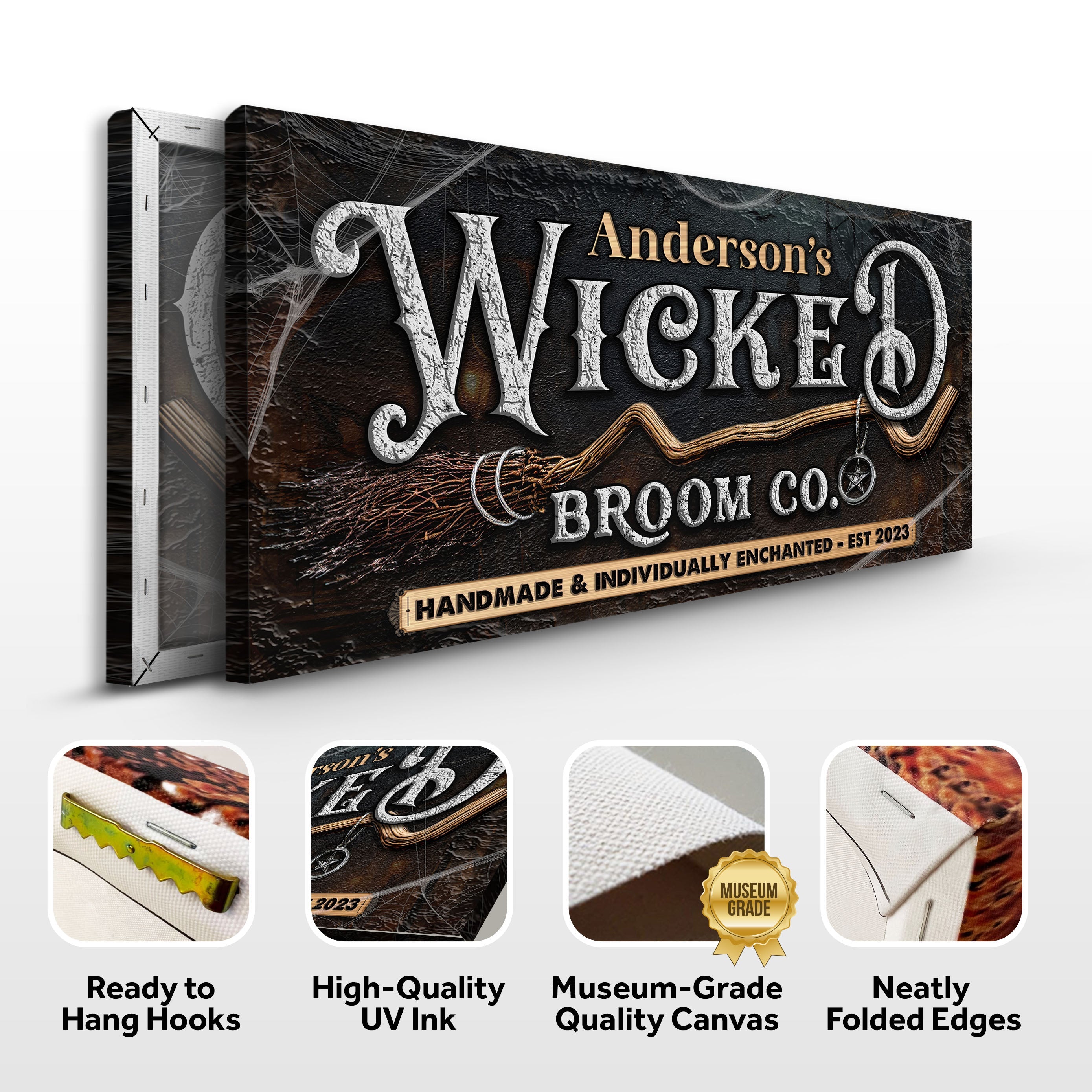 Personalized Wicked Halloween Sign II on sale at MyriadMart