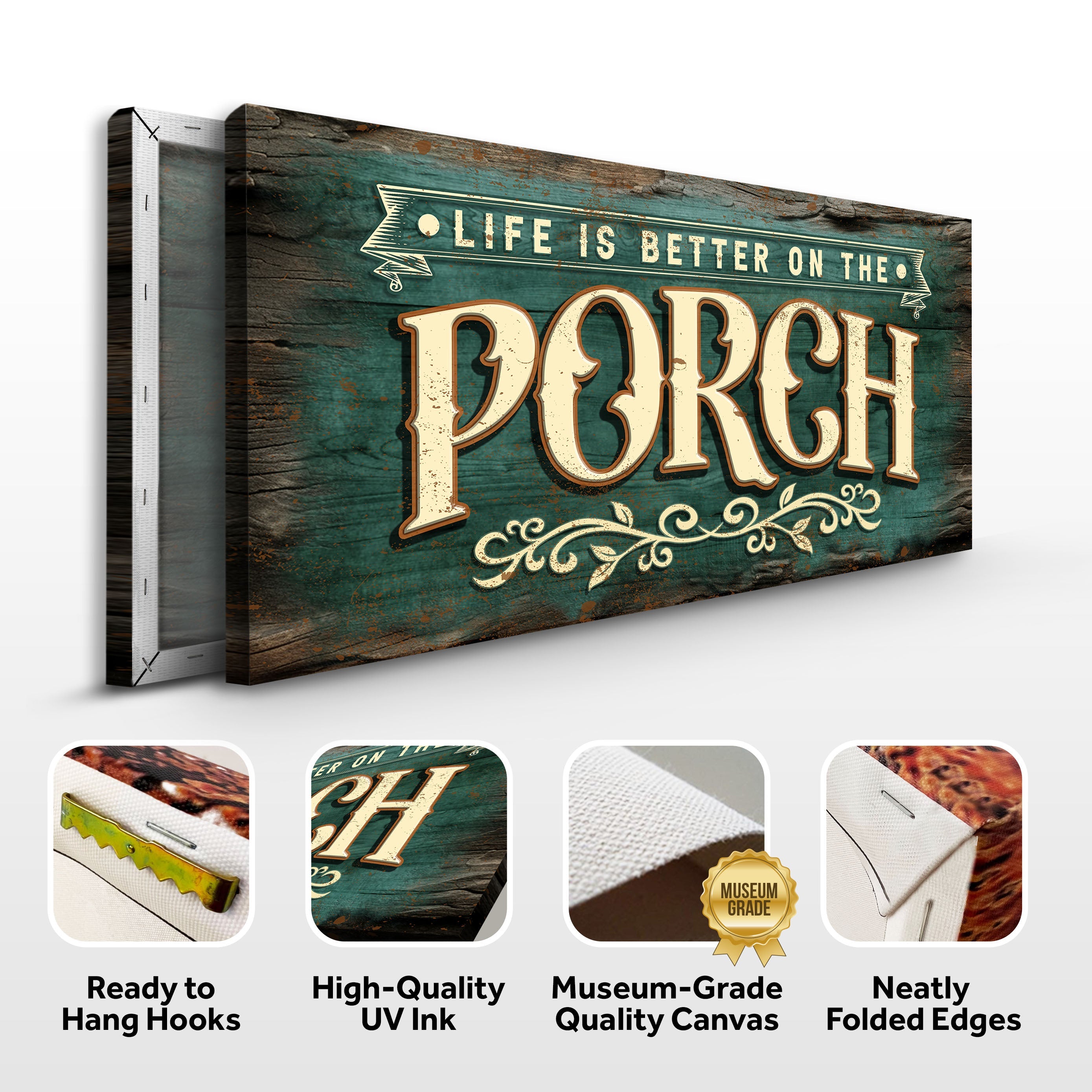 Life Is Better On The Porch Sign III on sale at MyriadMart