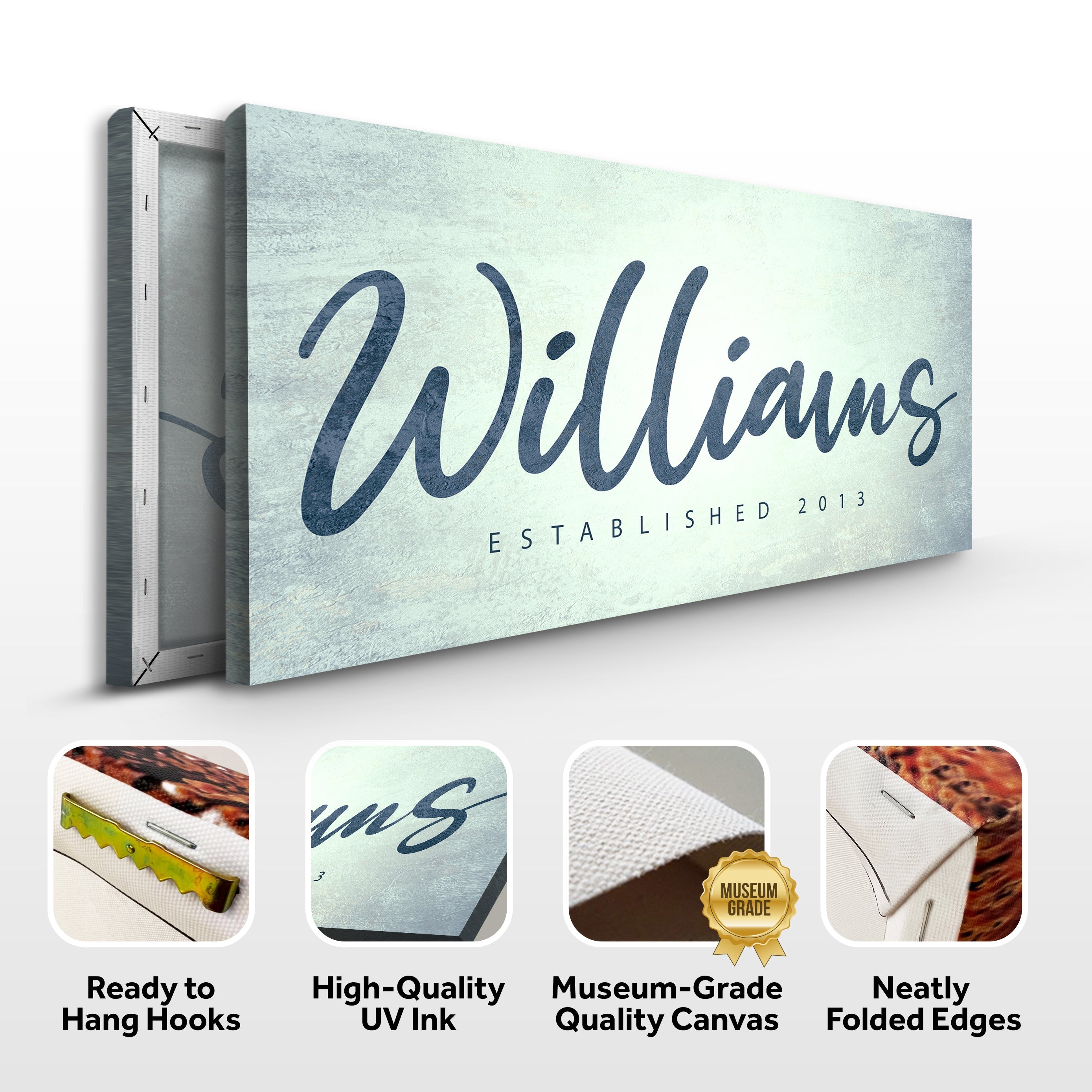 Family Name Sign V on sale at MyriadMart