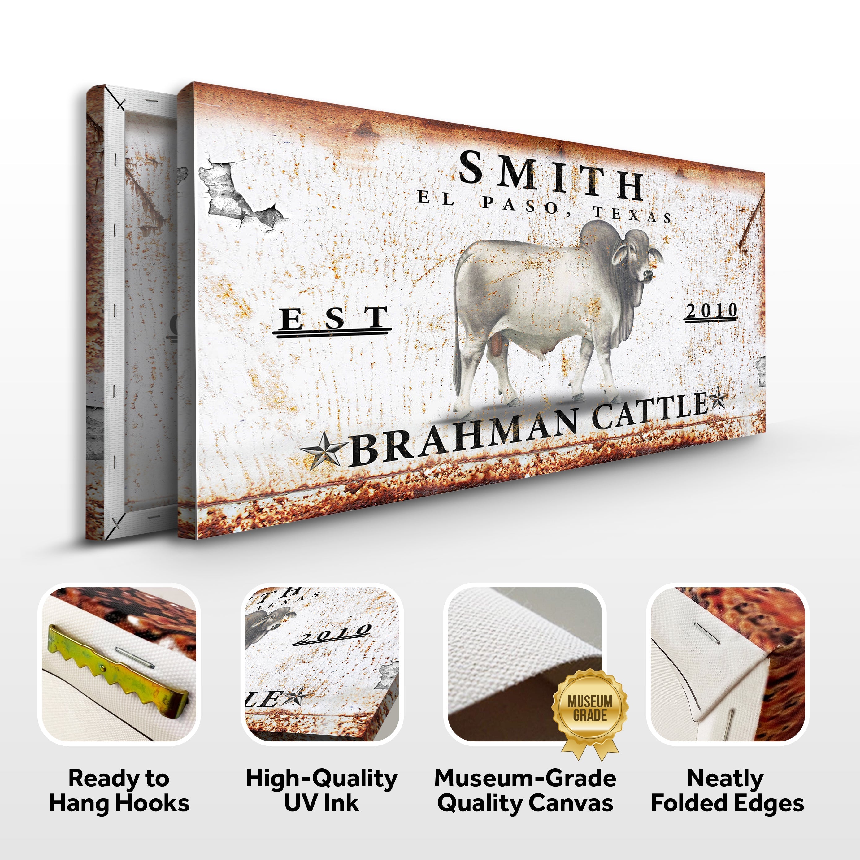 Brahman Cattle Sign III on sale at MyriadMart