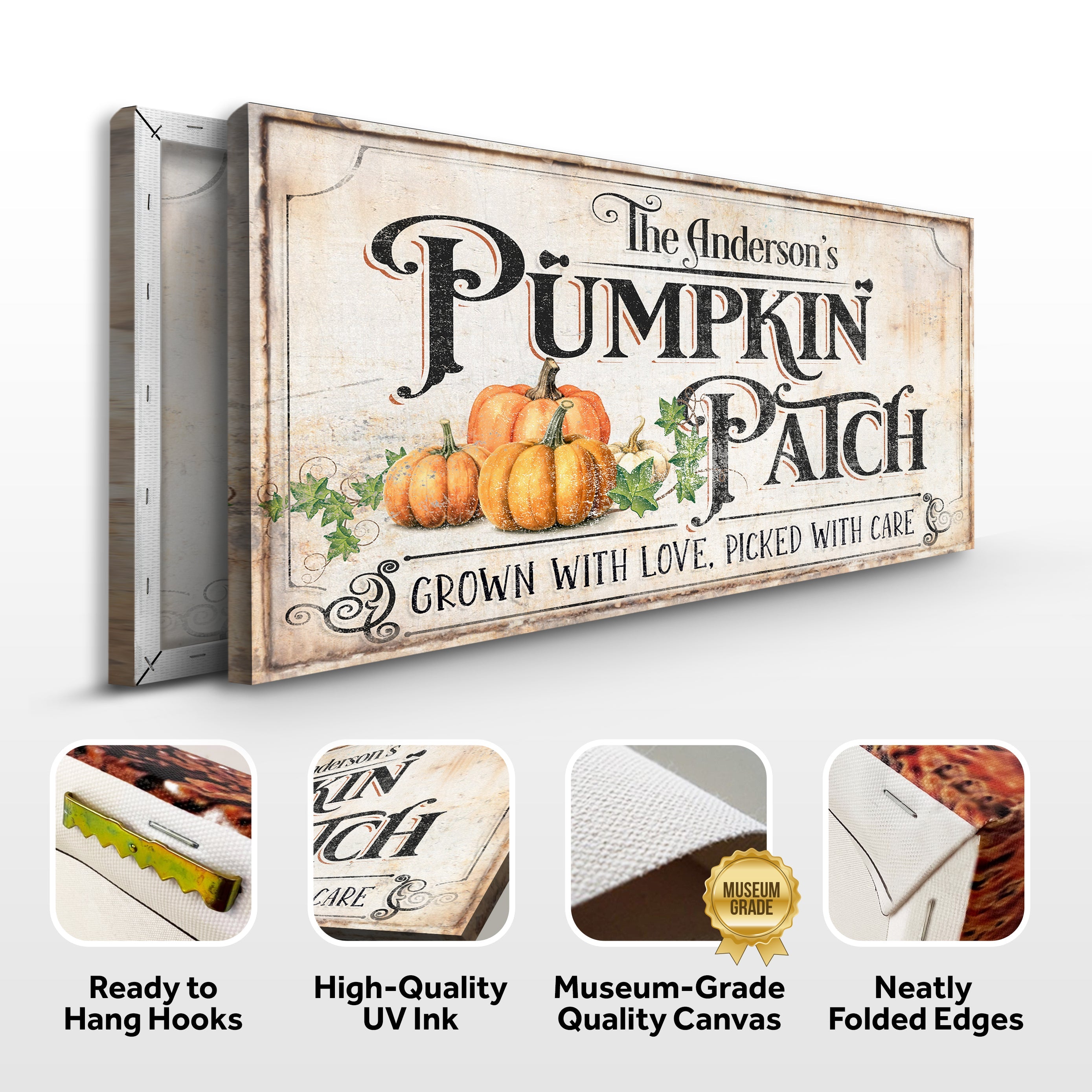 Personalized Pumpkin Patch Sign III on sale at MyriadMart