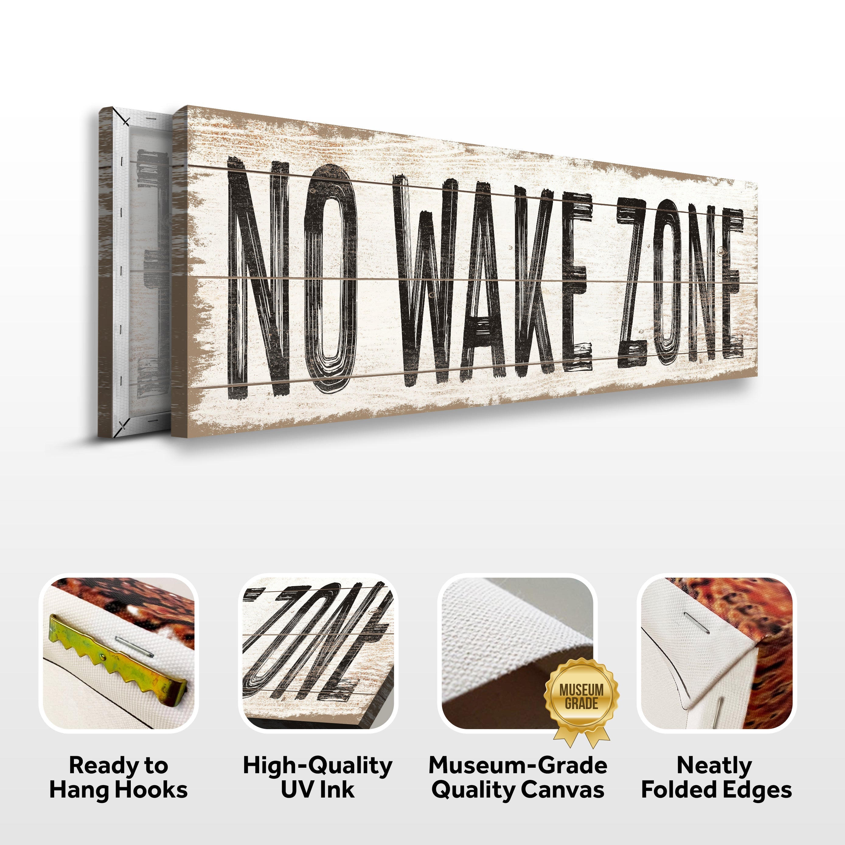 No Wake Zone Sign XVII on sale at MyriadMart