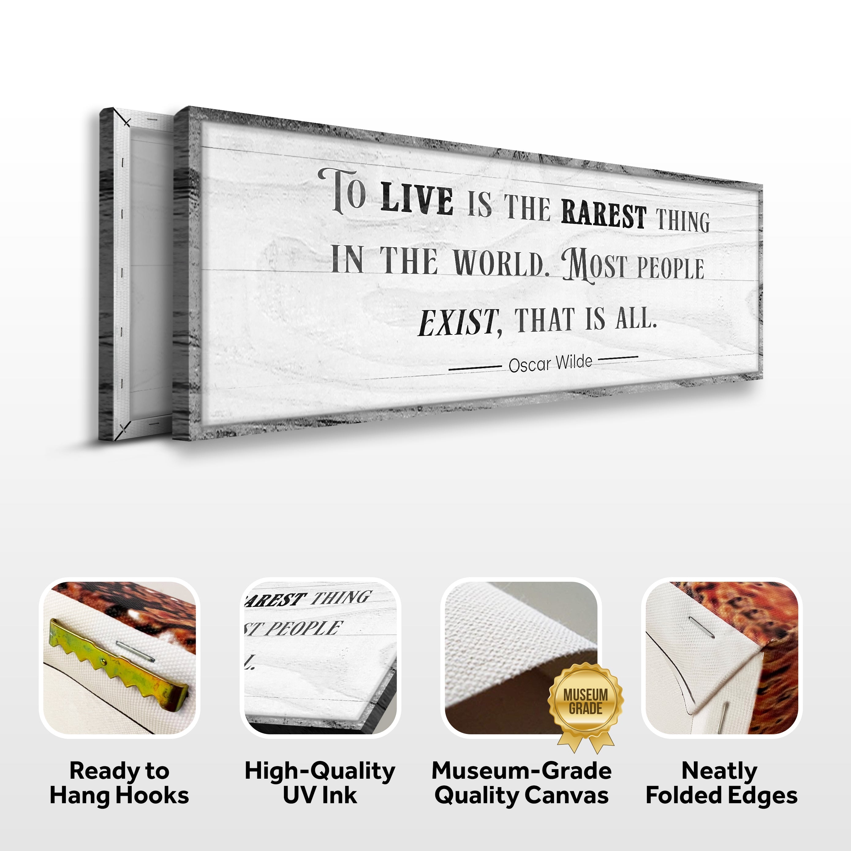 To Live Is The Rarest Thing Farmhouse Sign on sale at MyriadMart