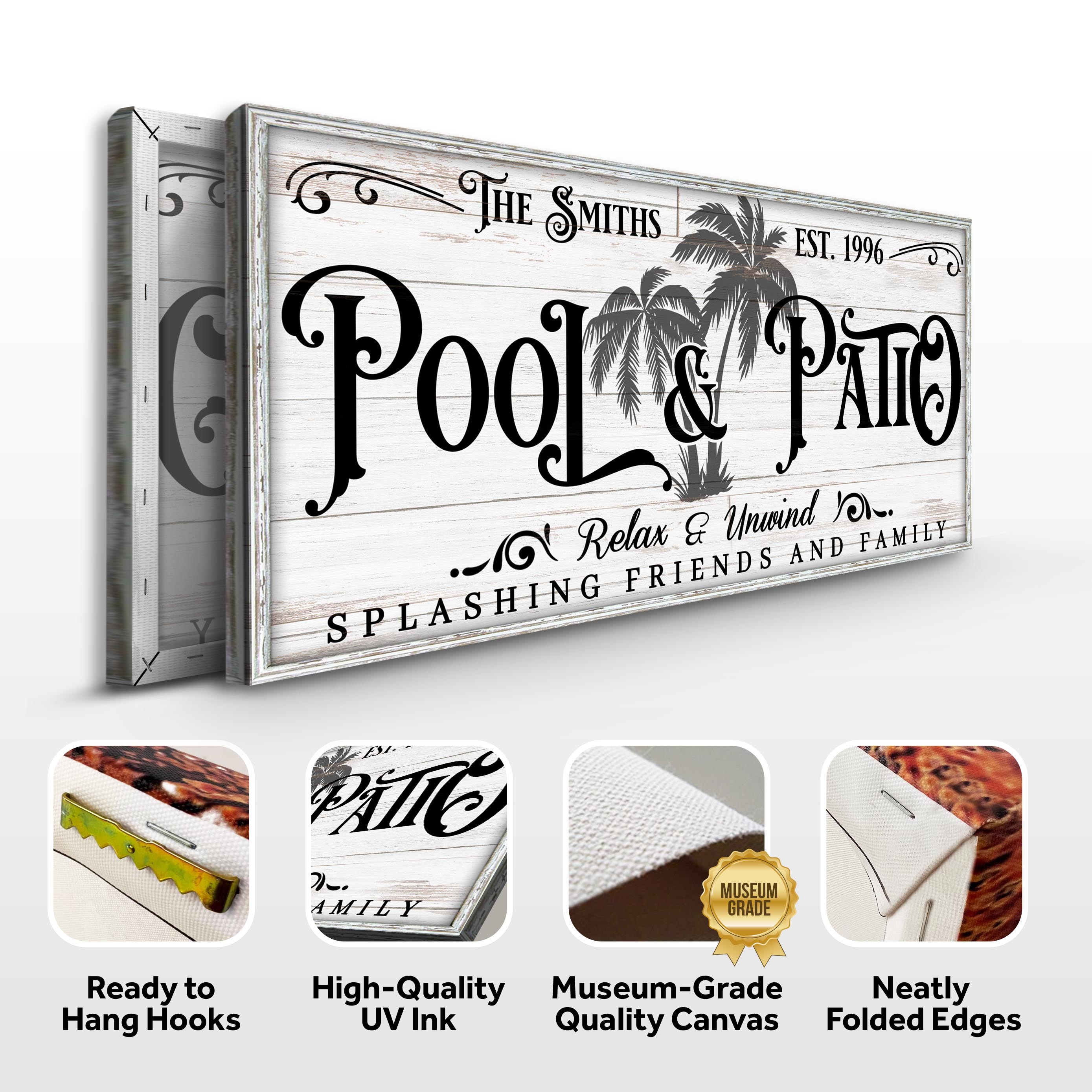 Personalized Pool & Patio Sign VI on sale at MyriadMart