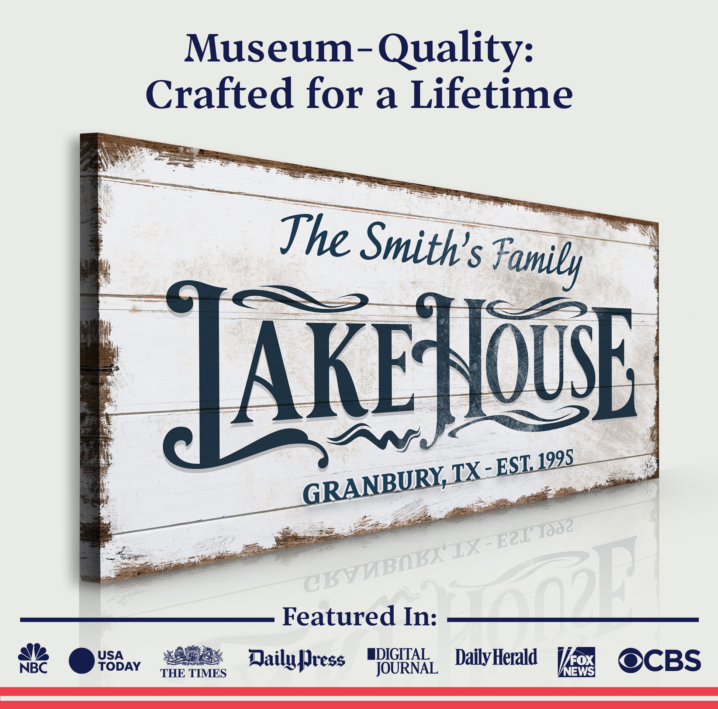 Lake House Sign VII on sale at MyriadMart