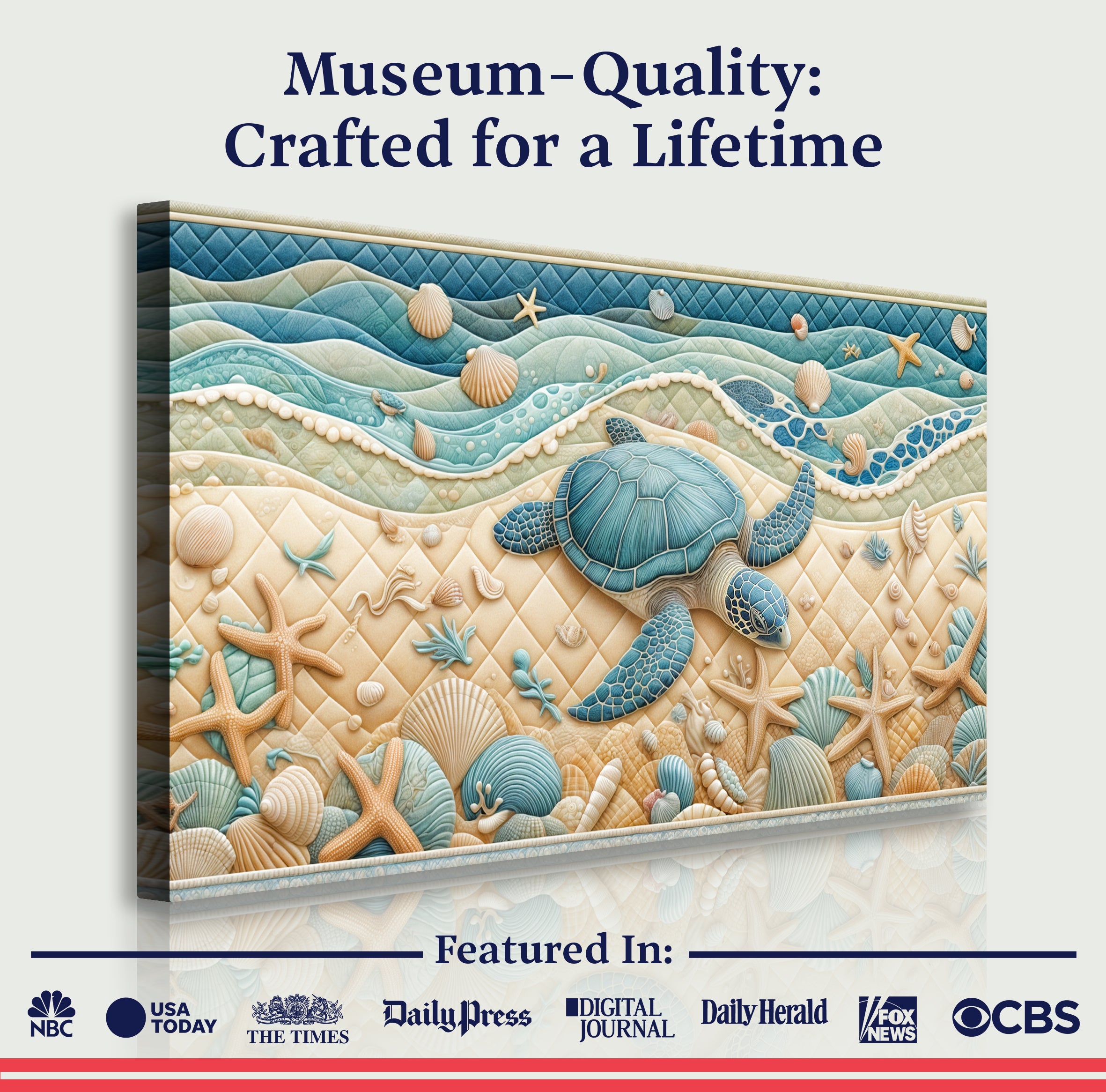 3D Coastal Wall Art IV on sale at MyriadMart