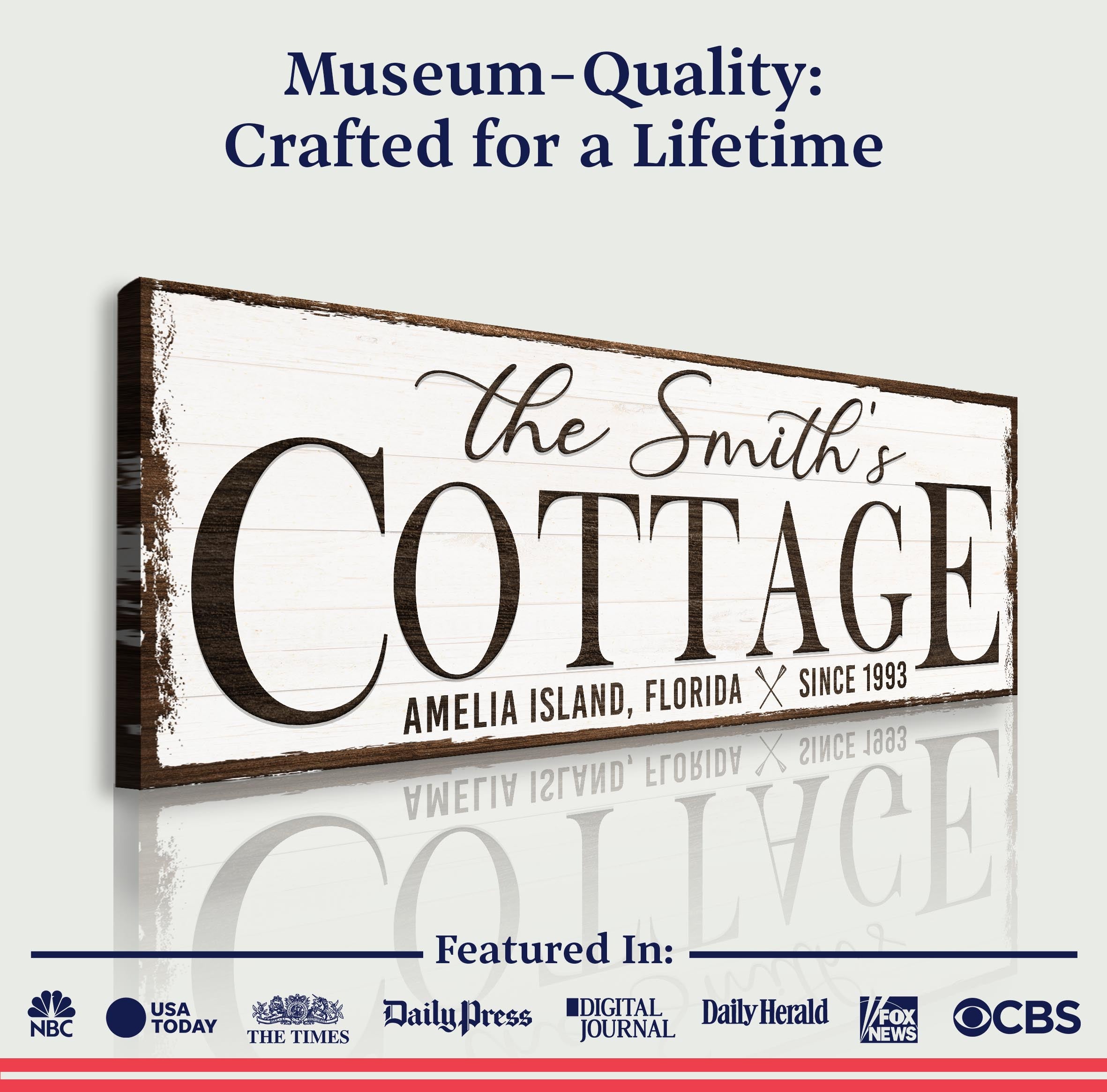 Cottage Beach House Sign II on sale at MyriadMart