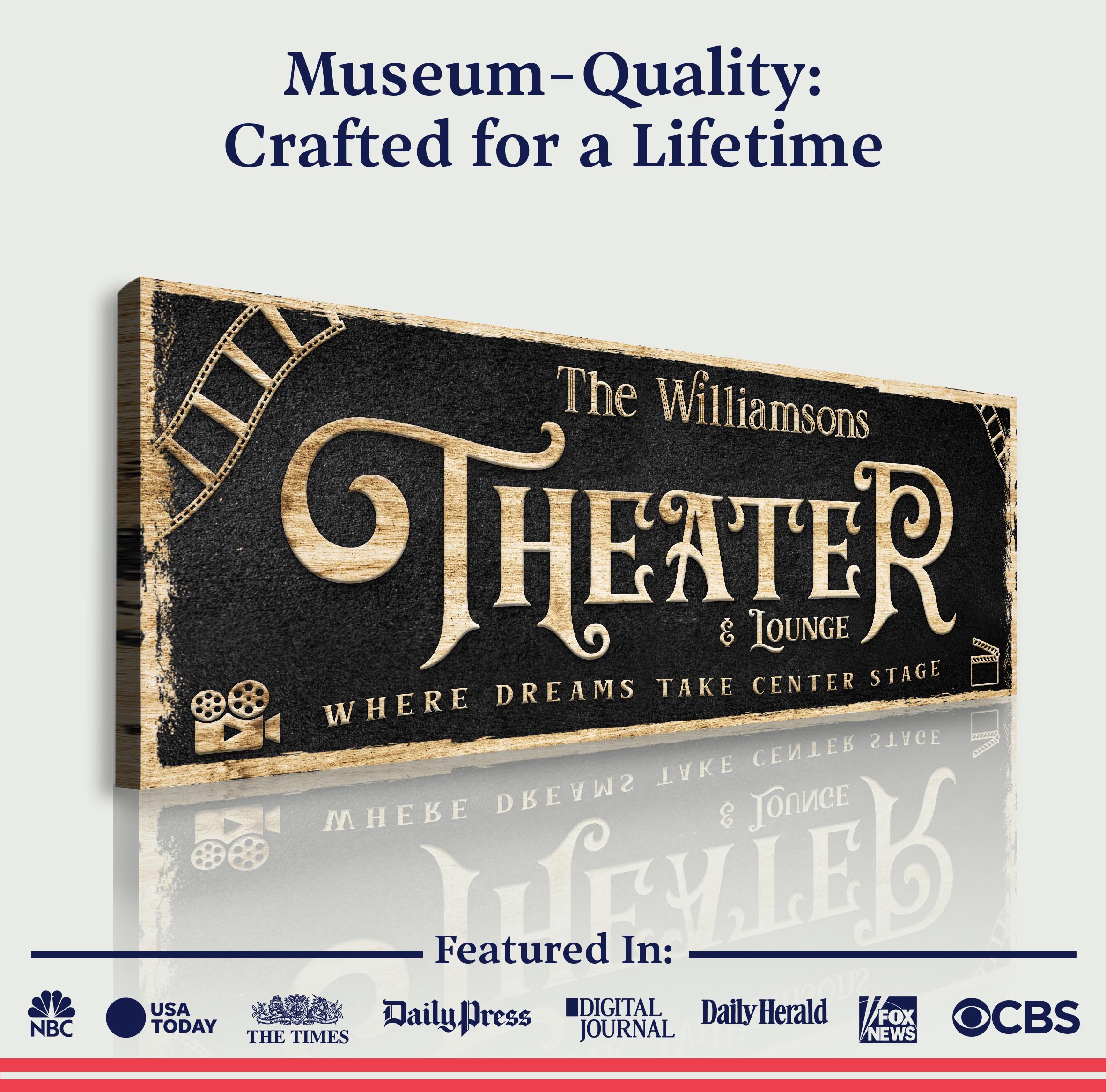 Theater Sign VI on sale at MyriadMart