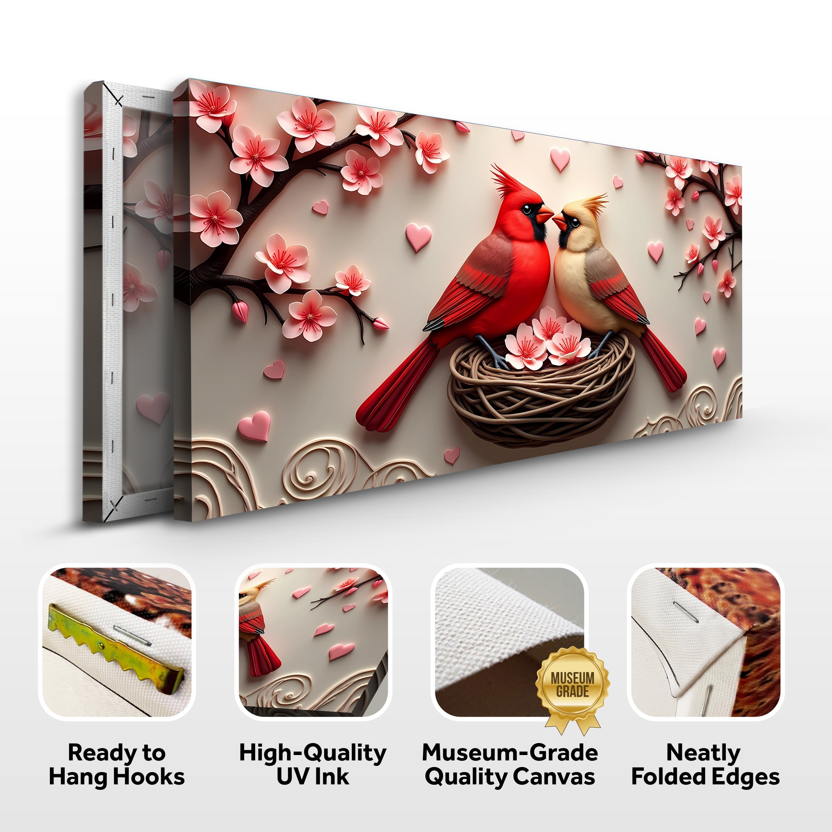 3D Cardinals Wall Art VI on sale at MyriadMart