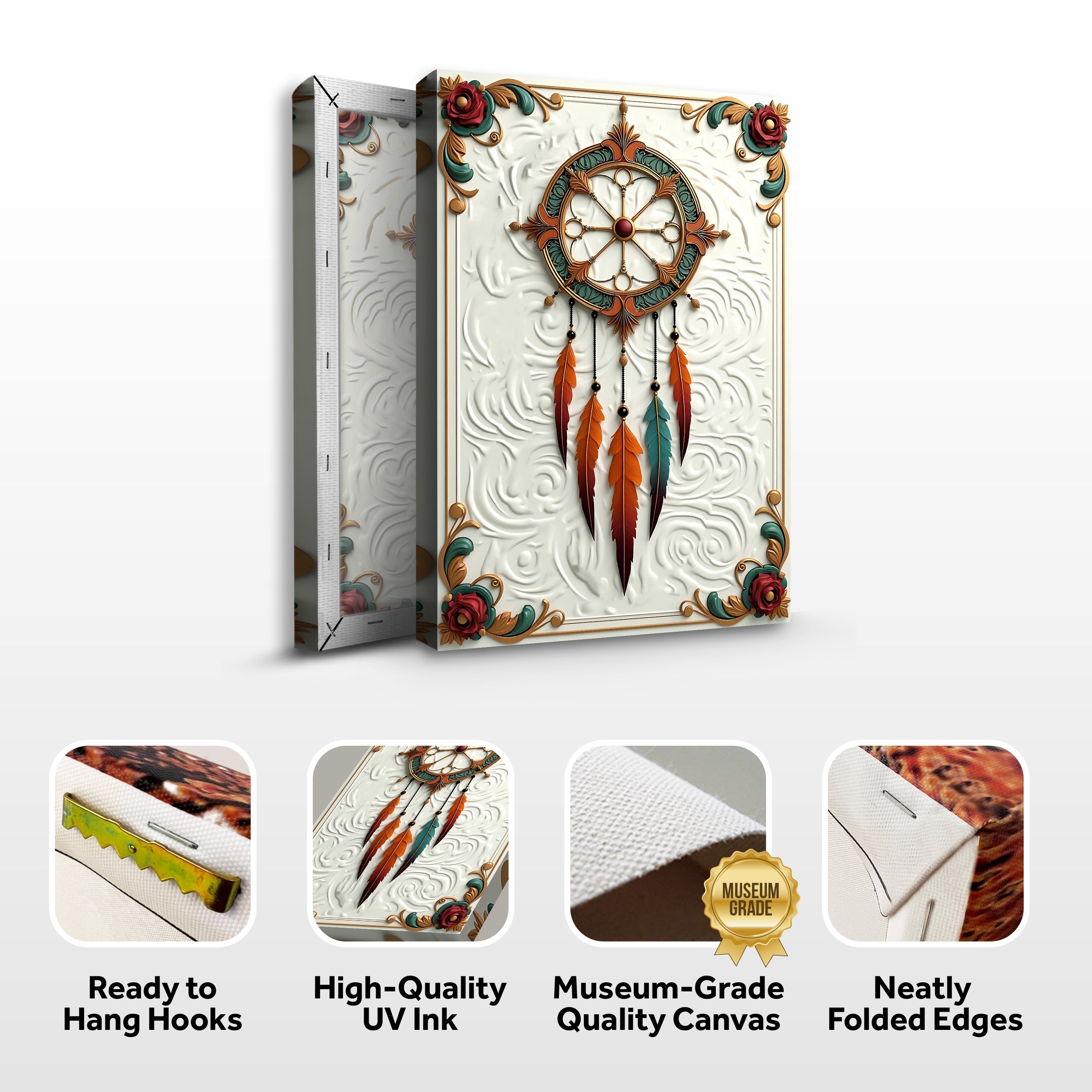 3D Whispering Feathers Wall Art III on sale at MyriadMart