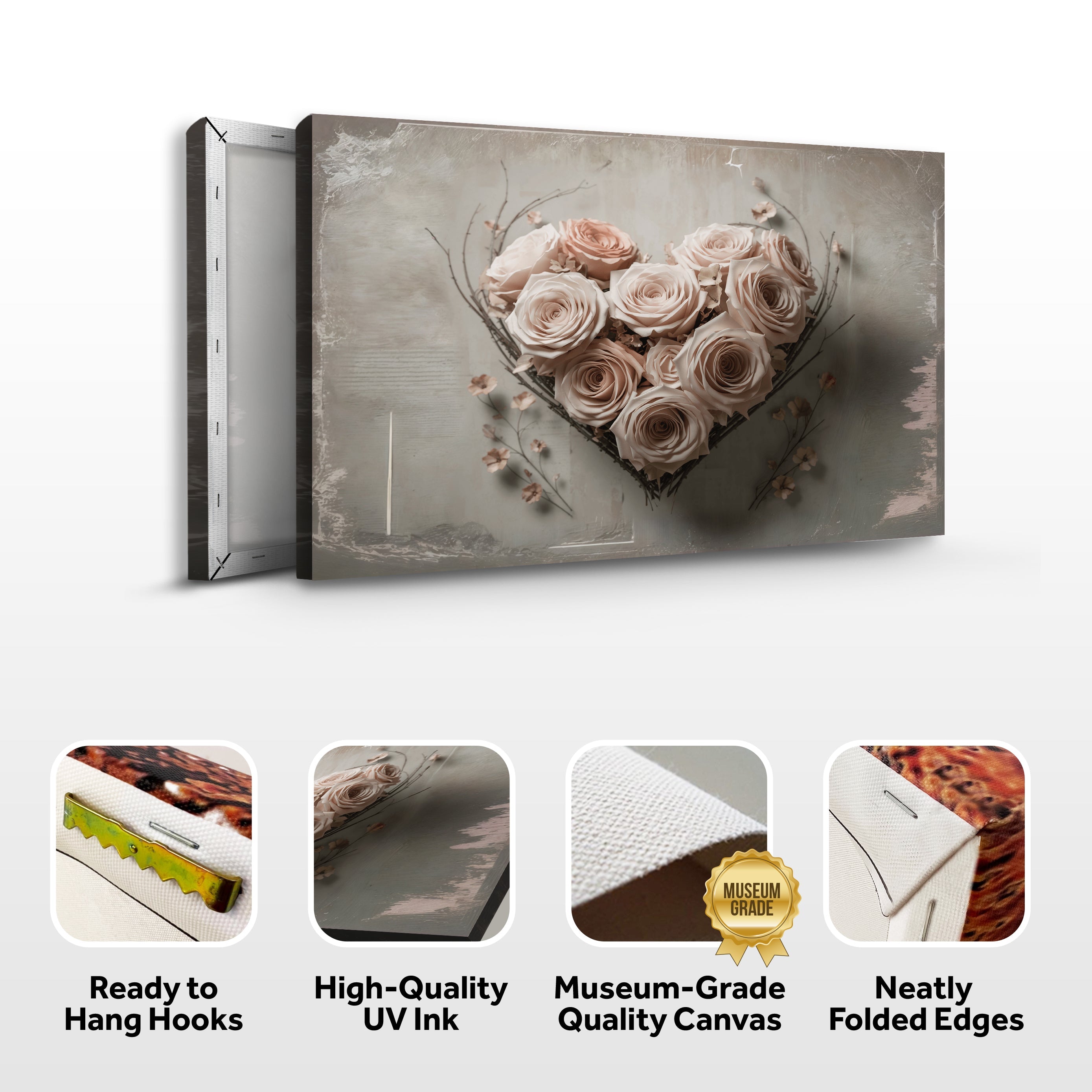 Floral Heart Wall Art on sale at MyriadMart