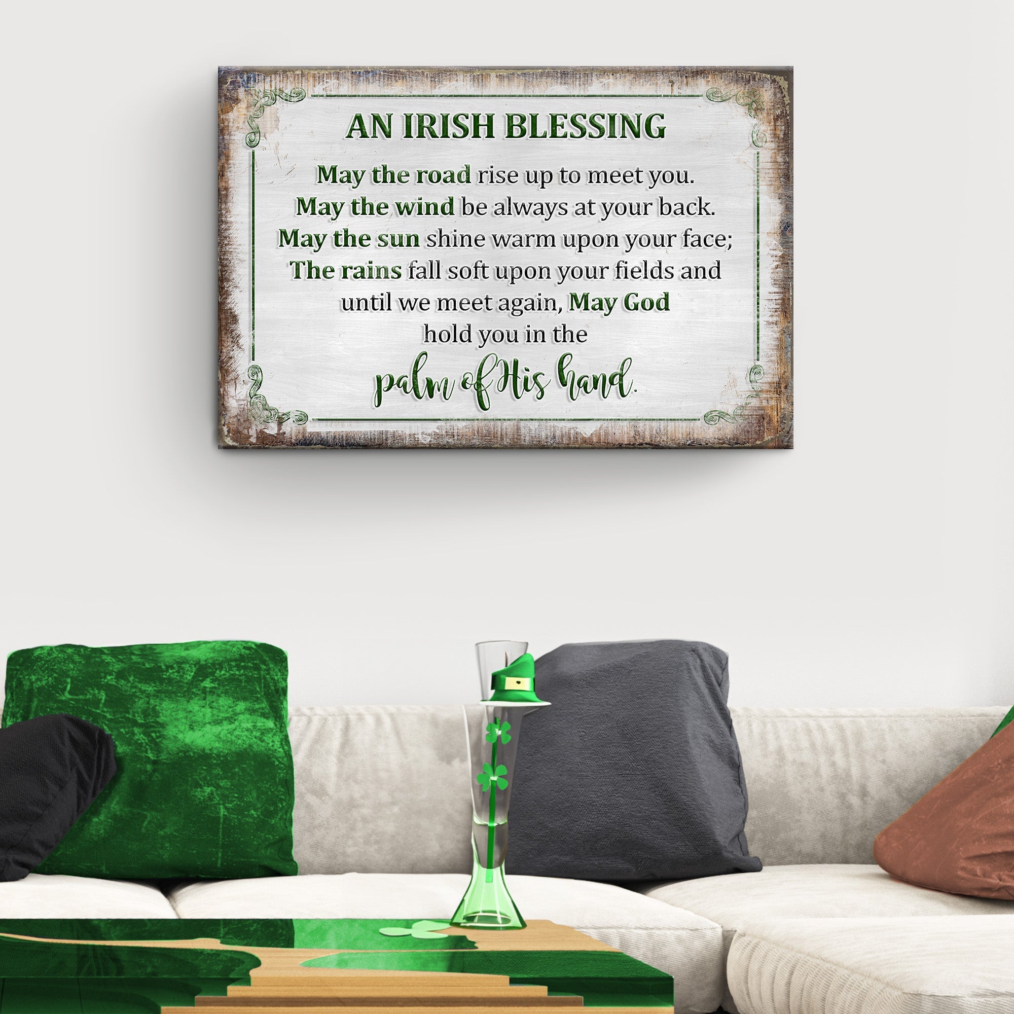 Irish Blessing Farmhouse Sign II on sale at MyriadMart