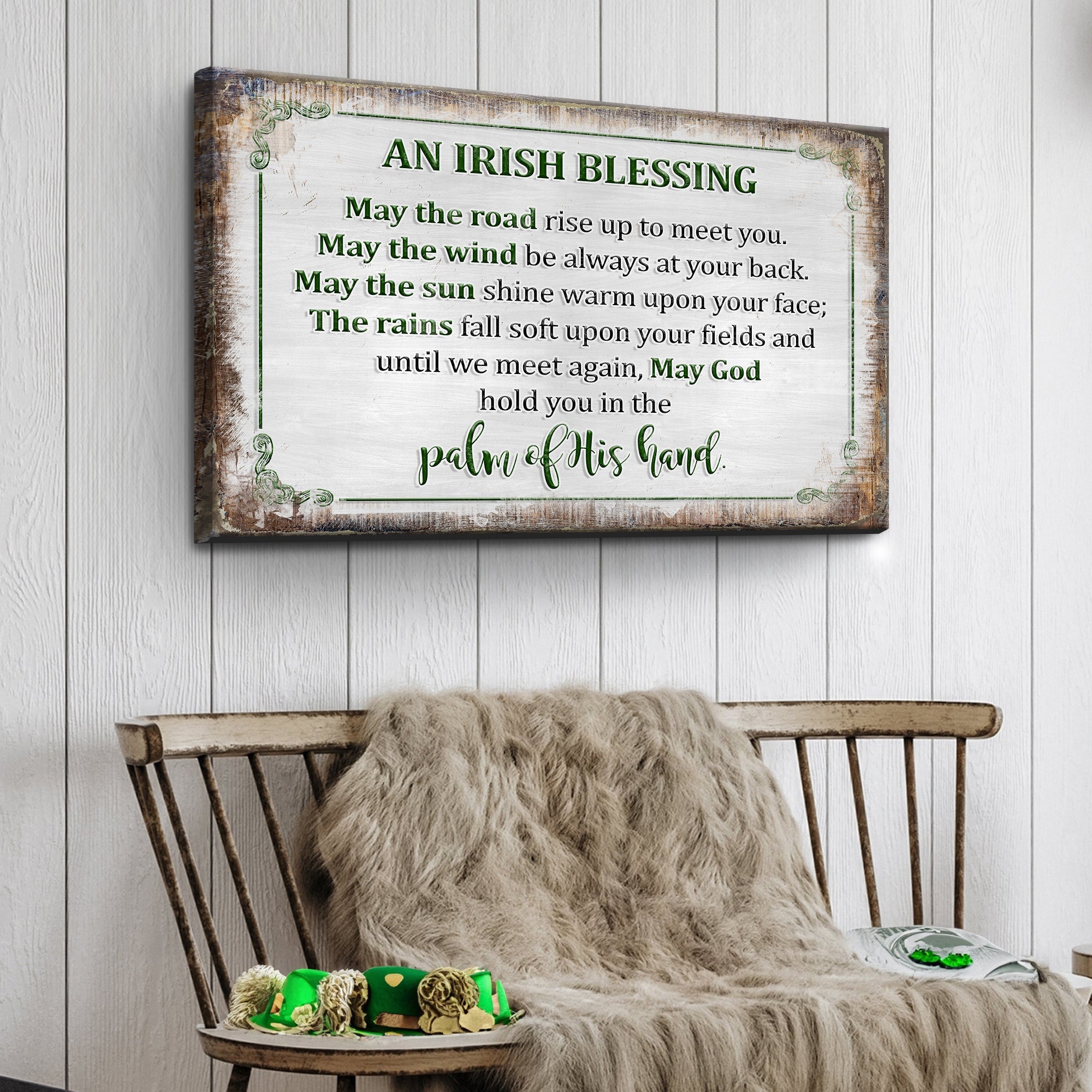 Irish Blessing Farmhouse Sign II on sale at MyriadMart