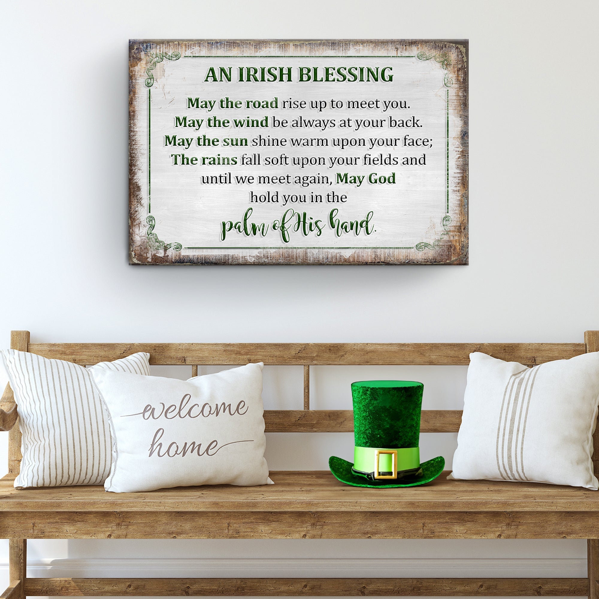 Irish Blessing Farmhouse Sign II on sale at MyriadMart