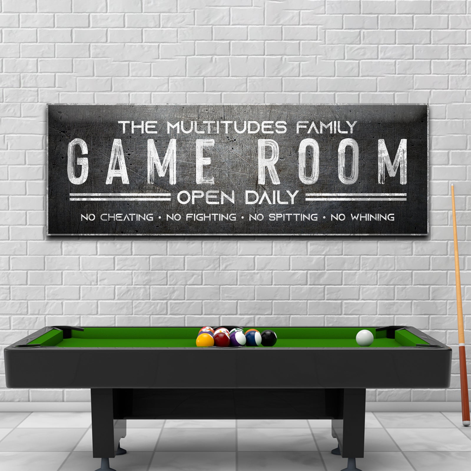 Family Game Room Sign on sale at MyriadMart