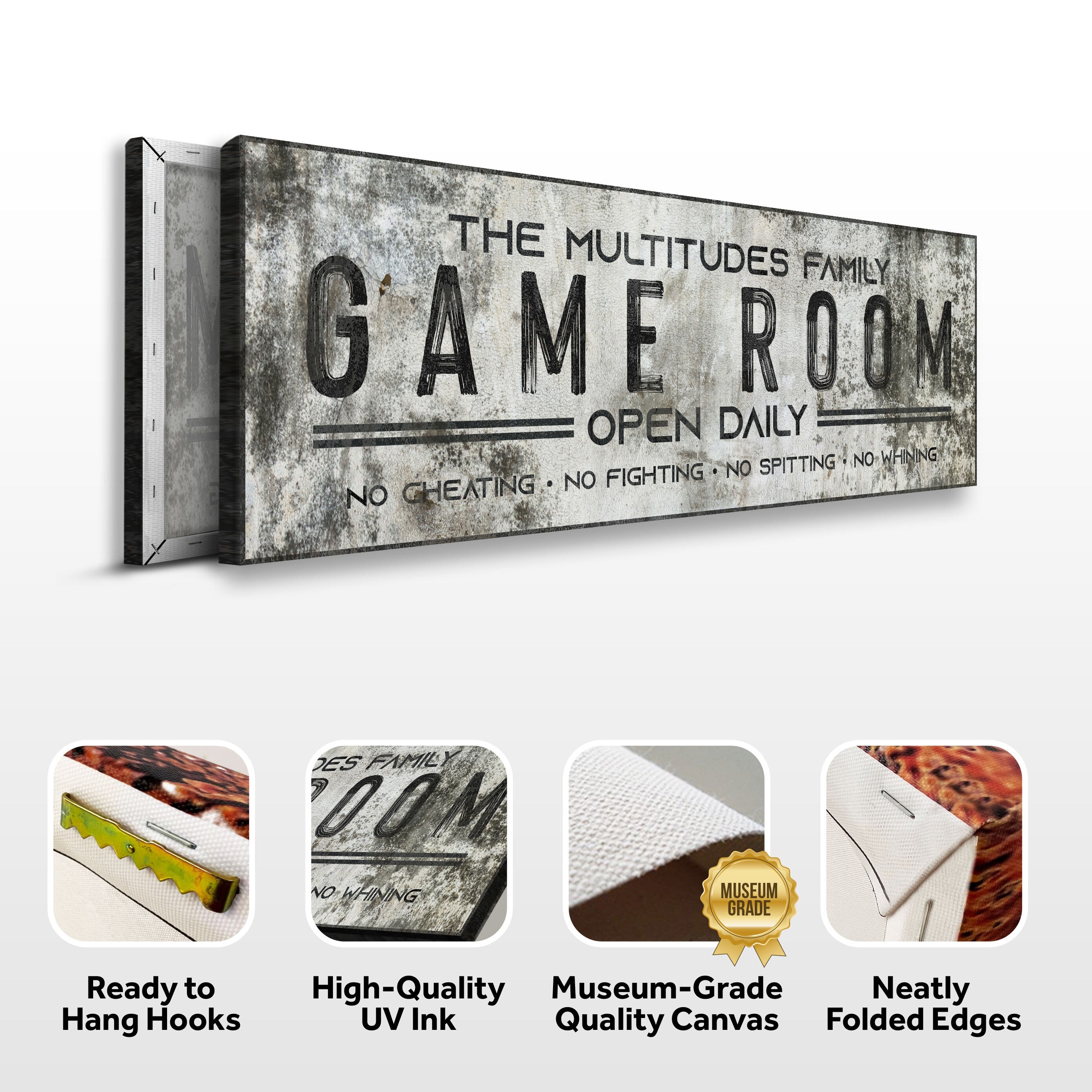 Family Game Room Sign II on sale at MyriadMart