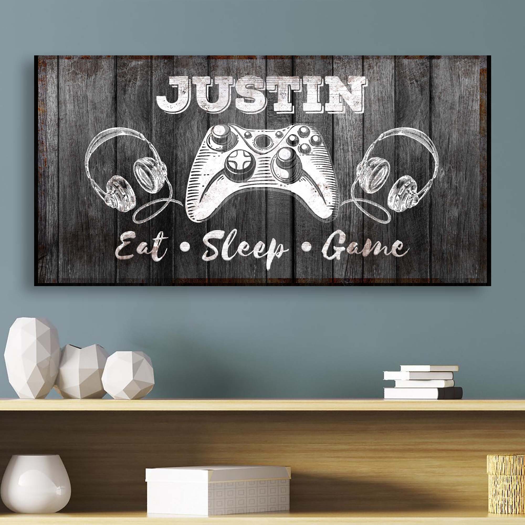 Eat Sleep Game Sign on sale at MyriadMart