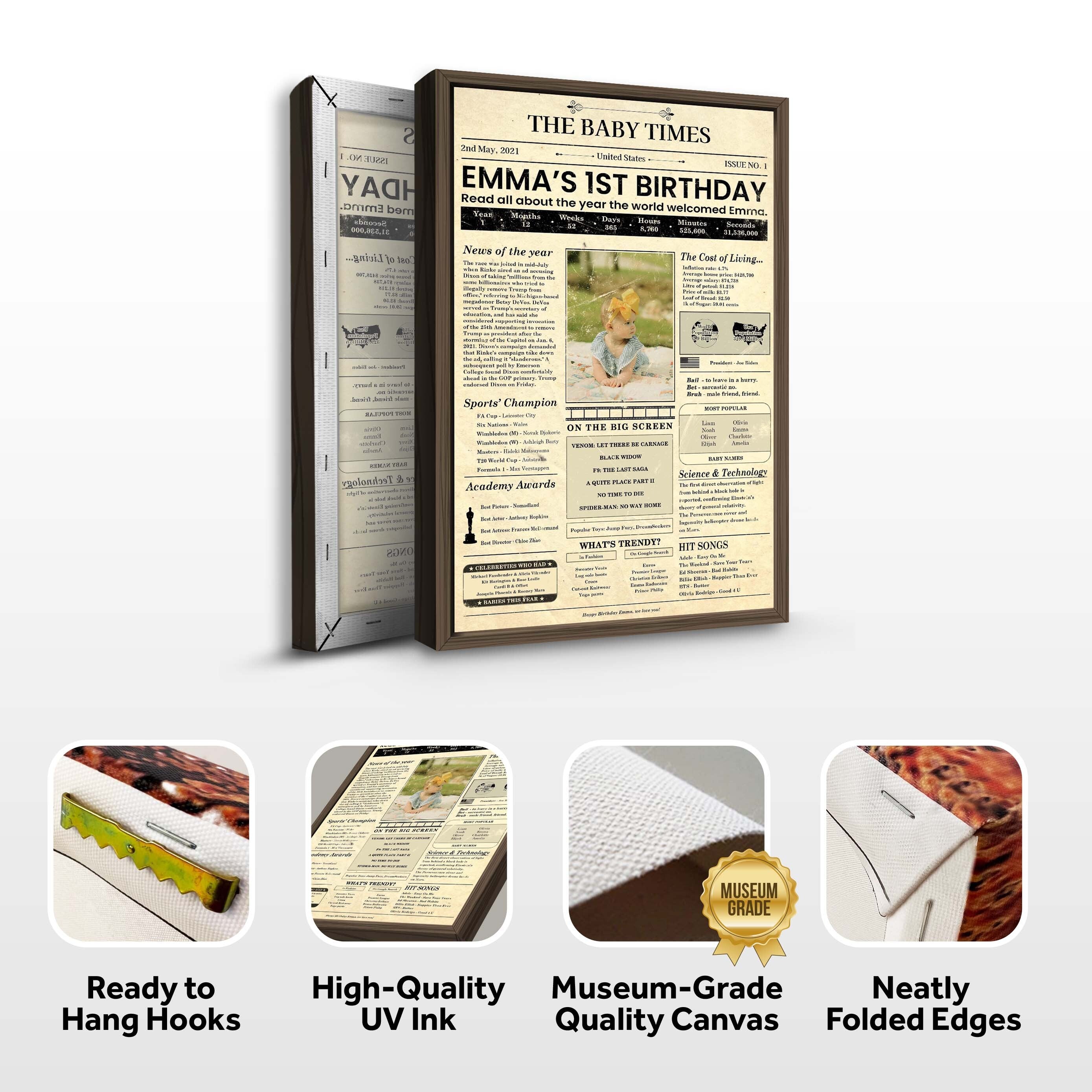 The Baby Times Sign on sale at MyriadMart