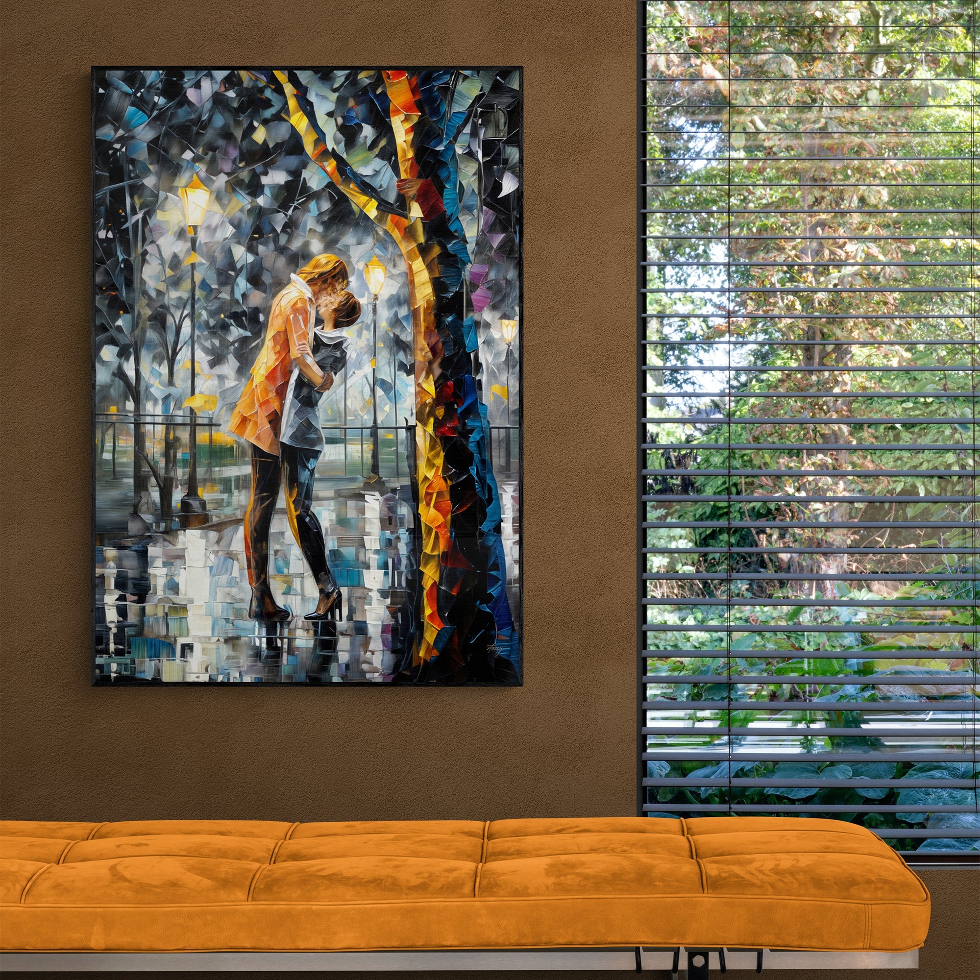 Canvas Print: "Kaleidoscope Kiss" on sale at MyriadMart
