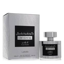 Lattafa Confidential Platinum Eau De Parfum Spray (Unisex) By Lattafa - MyriadMart