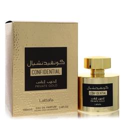 Lattafa Confidential Private Gold Eau De Parfum Spray (Unisex) By Lattafa - MyriadMart