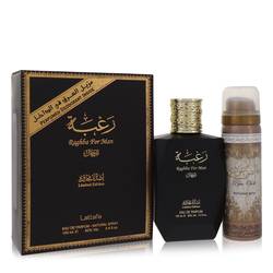 Lattafa Raghba Man Eau De Parfum Spray plus 1.7 oz Deodorant Spray By Lattafa - MyriadMart