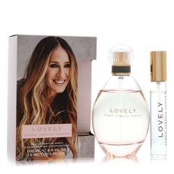 Lovely Eau De Parfum Spray + 1/2 oz Travel EDP Spray By Sarah Jessica Parker on sale at MyriadMart