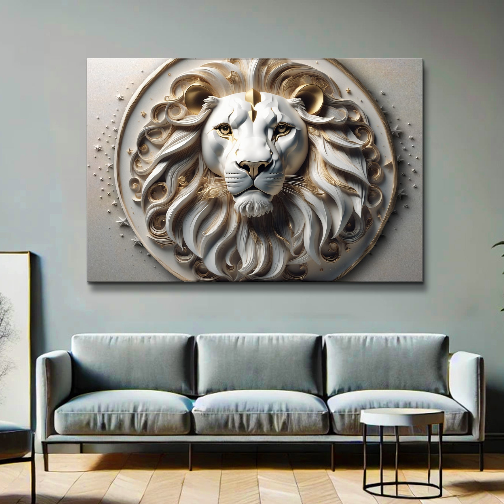 3D Majestic Lion Wall Art VI on sale at MyriadMart