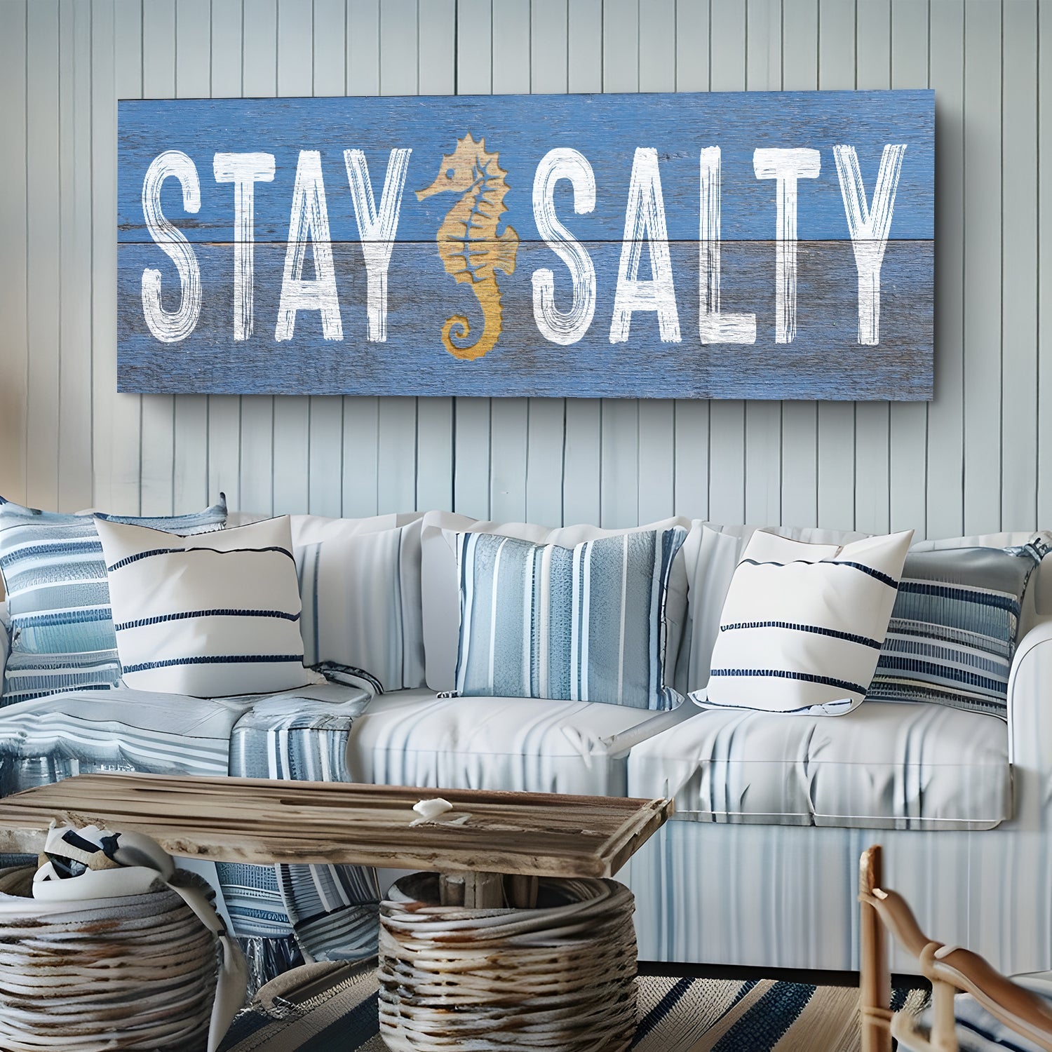 Stay Salty Coastal Sign VII on sale at MyriadMart