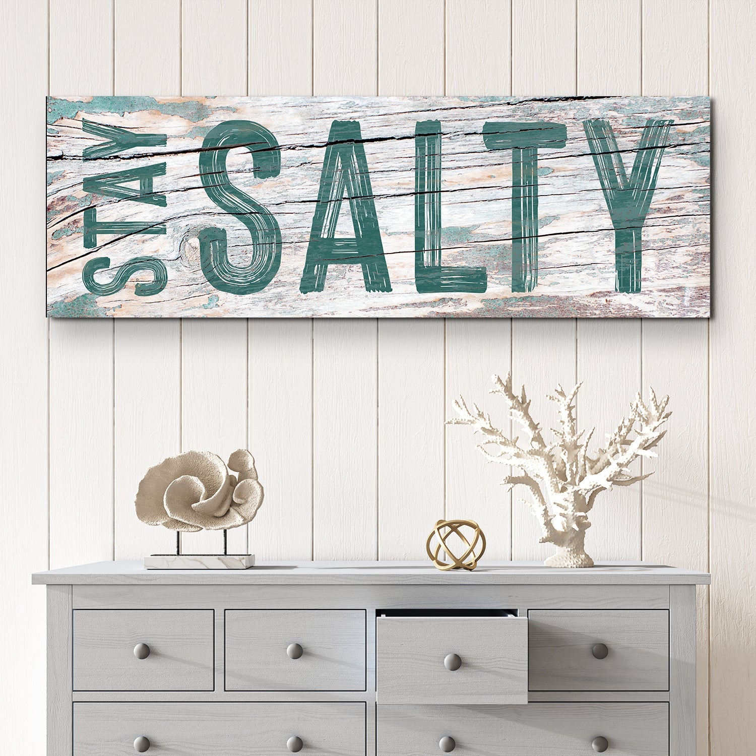 Stay Salty Coastal Sign VI on sale at MyriadMart