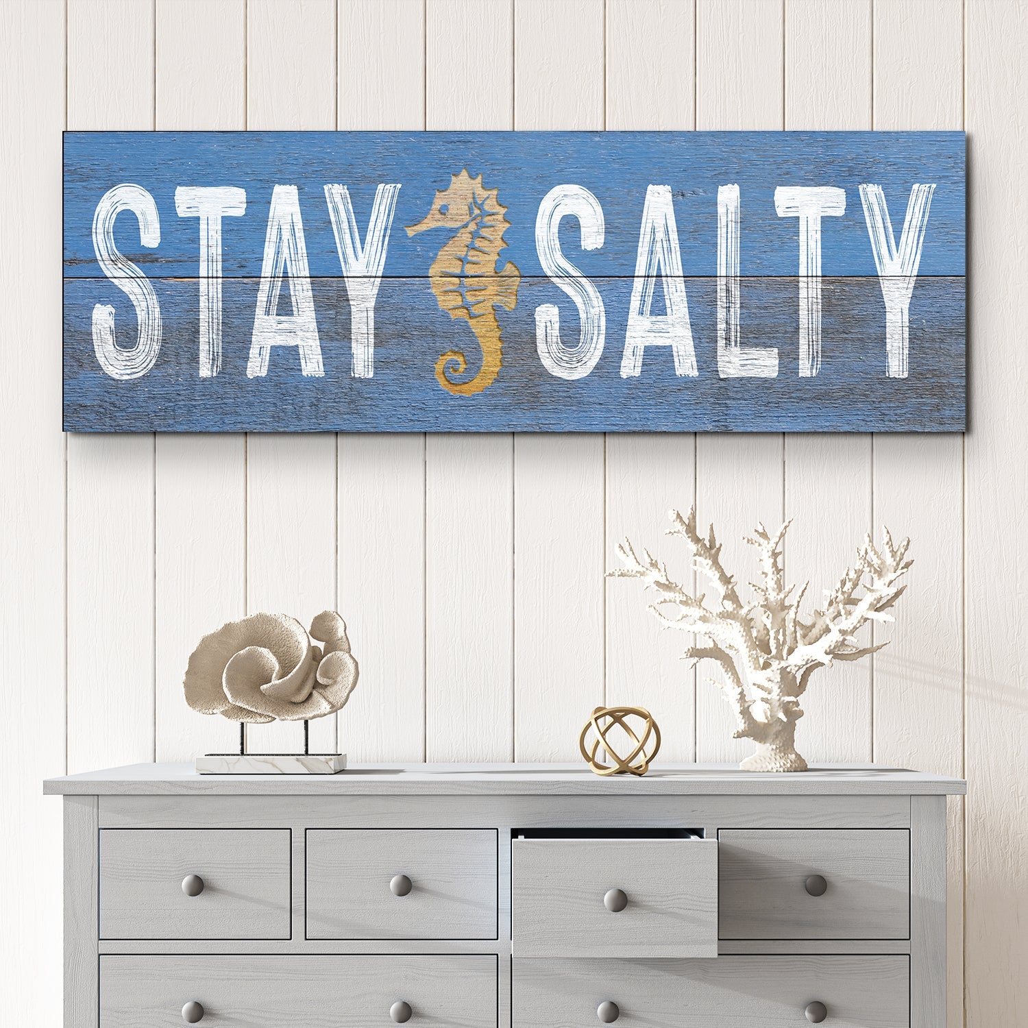 Stay Salty Coastal Sign VII on sale at MyriadMart