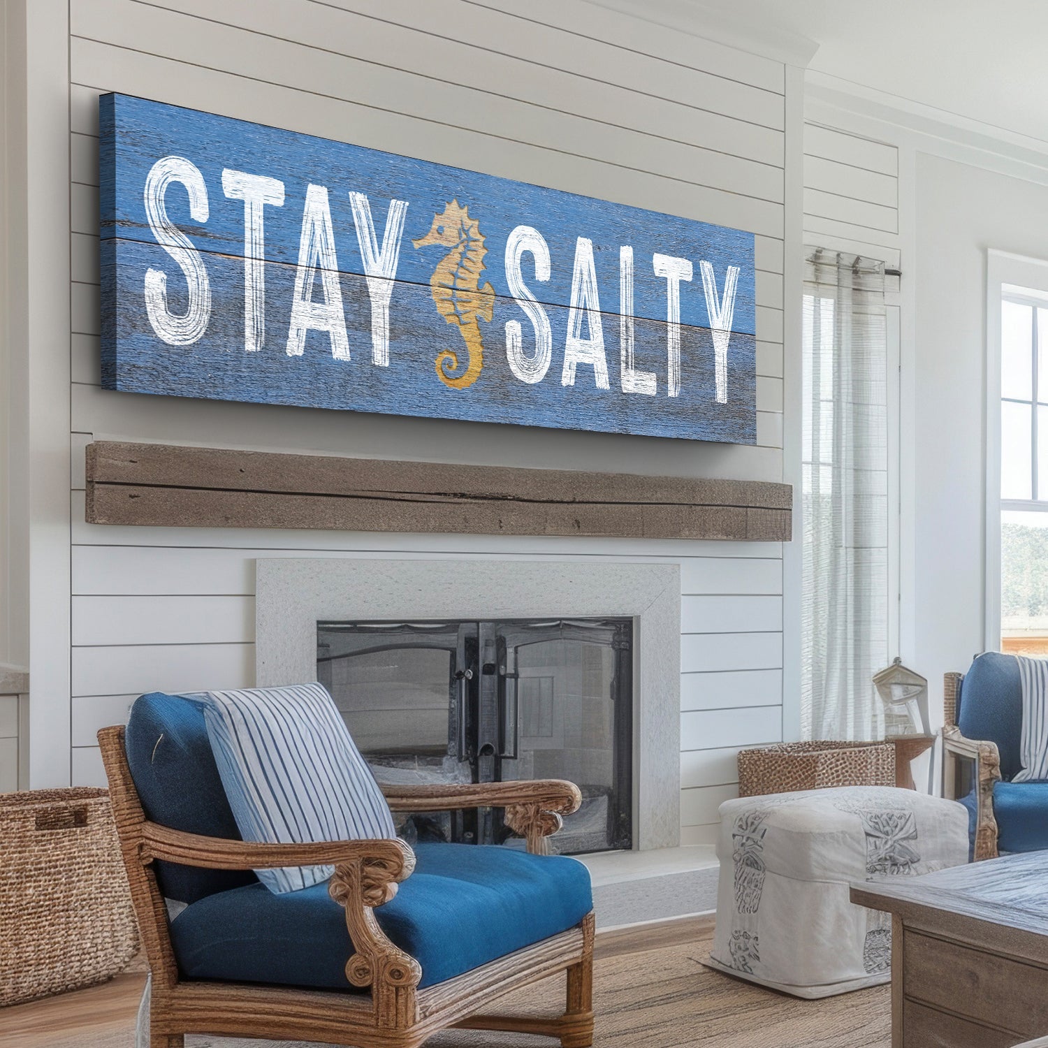 Stay Salty Coastal Sign VII on sale at MyriadMart