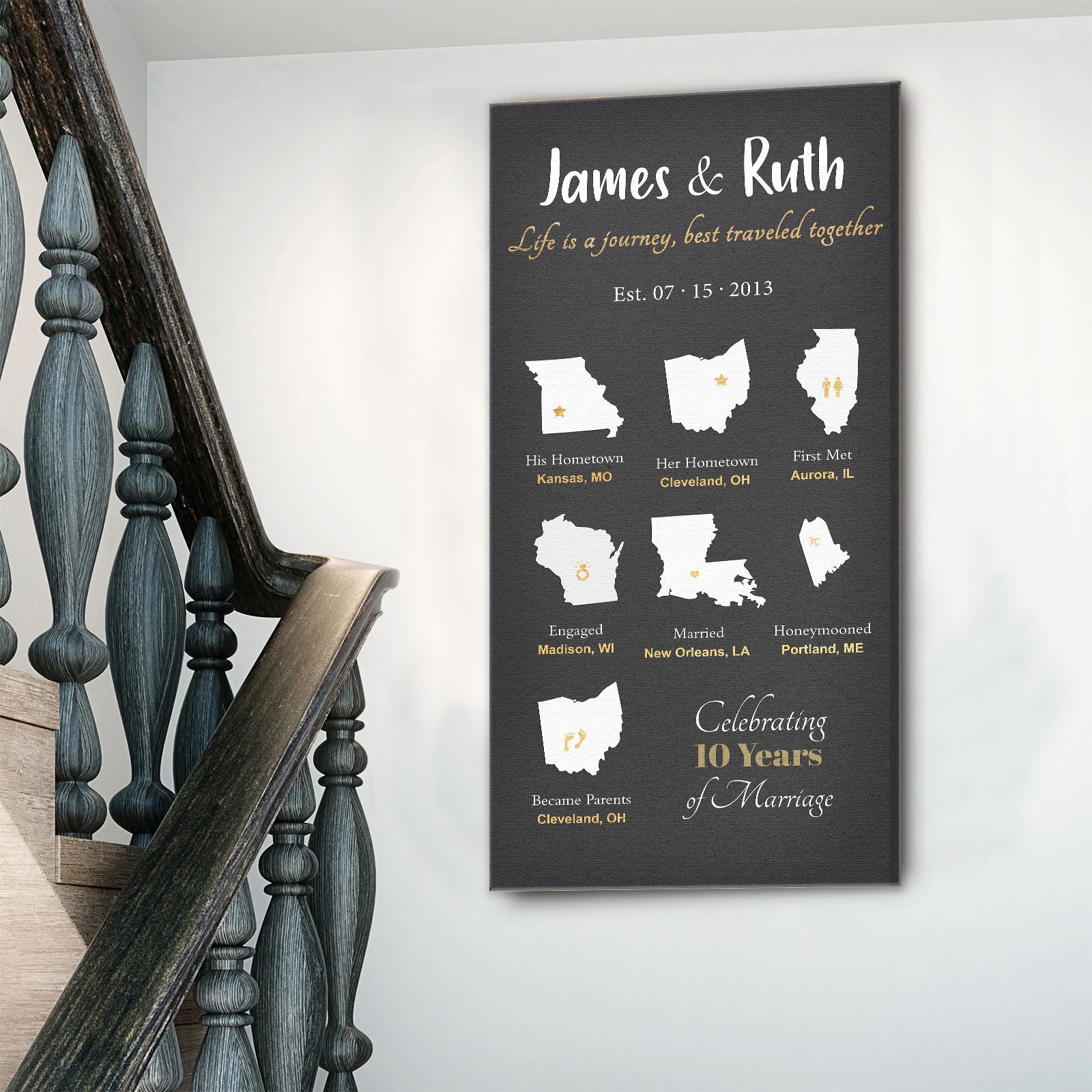 Love Is An Adventure Sign on sale at MyriadMart