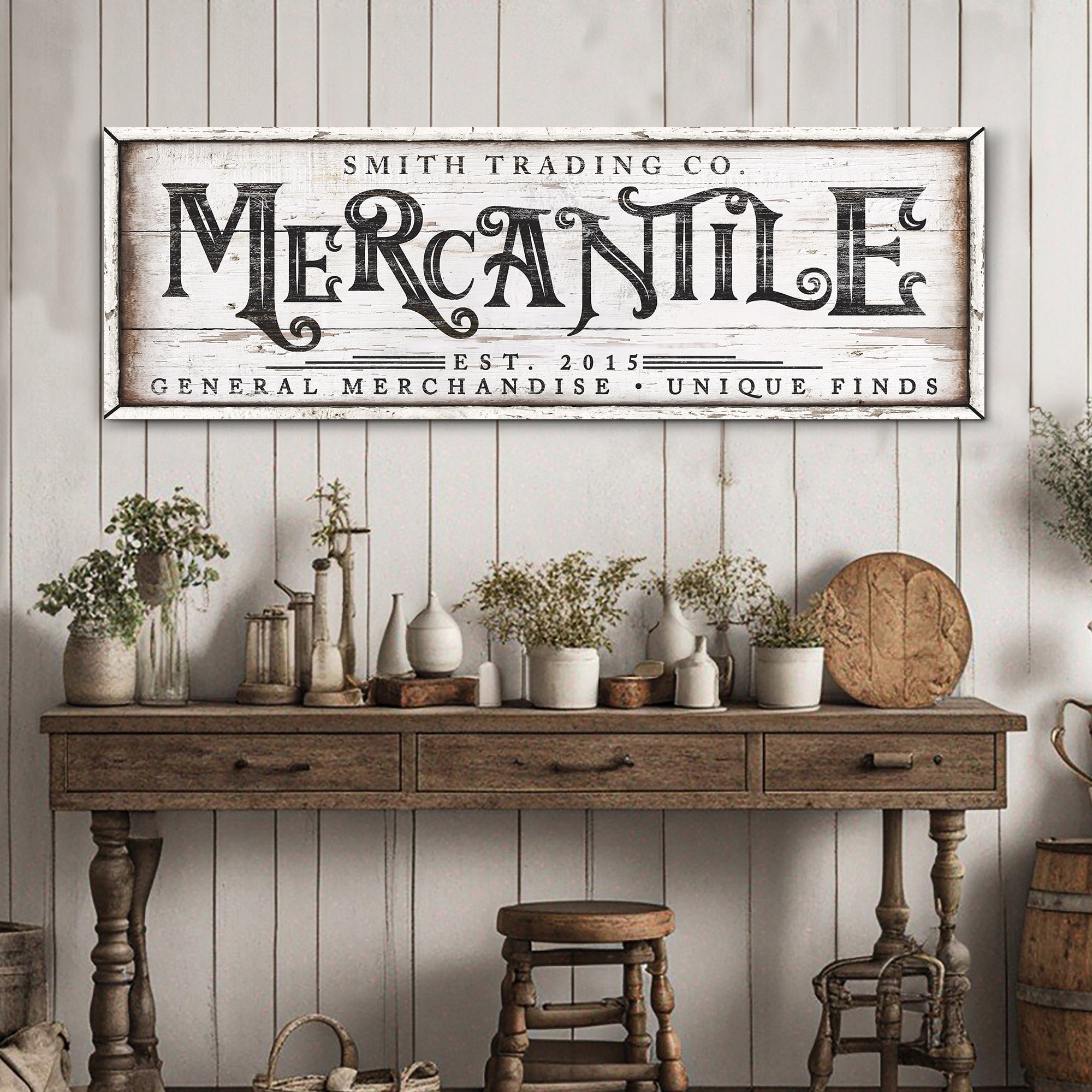 Personalized Mercantile Sign on sale at MyriadMart
