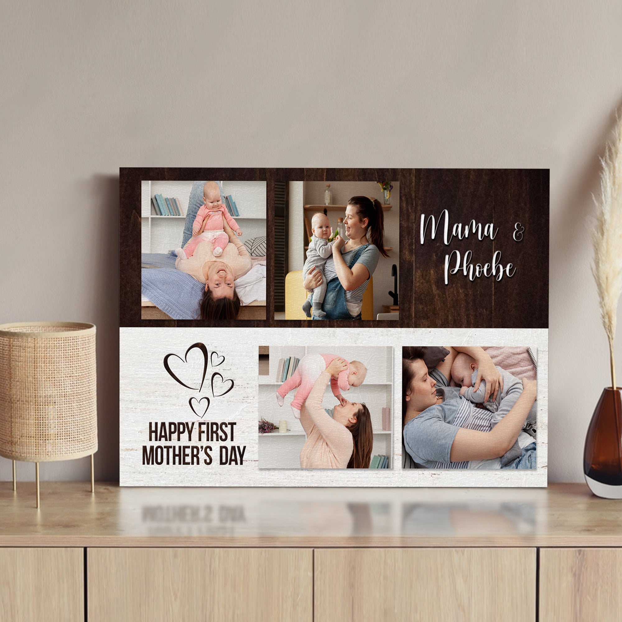 Happy First Mother's Day Sign on sale at MyriadMart